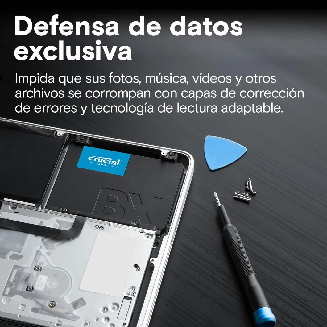 Crucial BX500 1TB SATA SSD Interno 2.5" 540MB/s 3D NAND