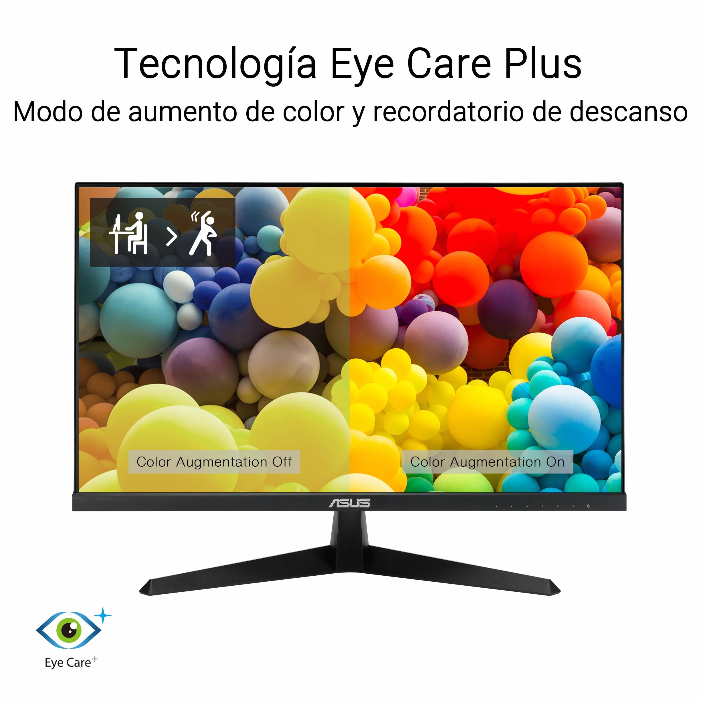 ASUS VY279HGR Monitor Gaming 27" FHD IPS 120Hz 1ms Adaptive Sync Eye Care Plus