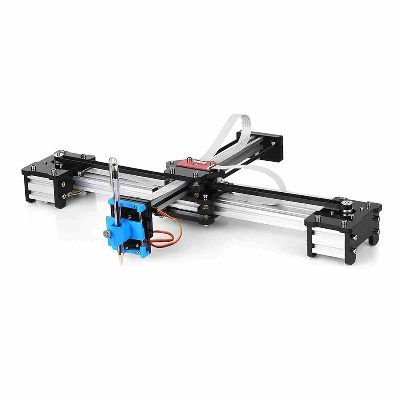 Plotter Pen Drawing Robot Robot Máquina de Dibujo Ensamblado para Escribir Silver (Enchufe de la UE)