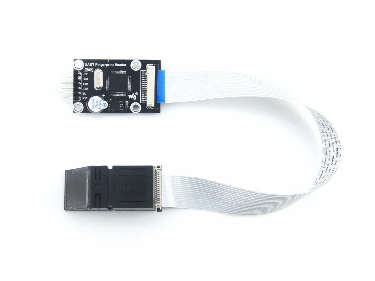 Waveshare Lector de Huellas Digitales UART Módulo Sensor óptico de Huellas Dactilares de stm32 F205 Onboard Memoria algoritmo tfs-9 tfs-d400 Kit de Desarrollo