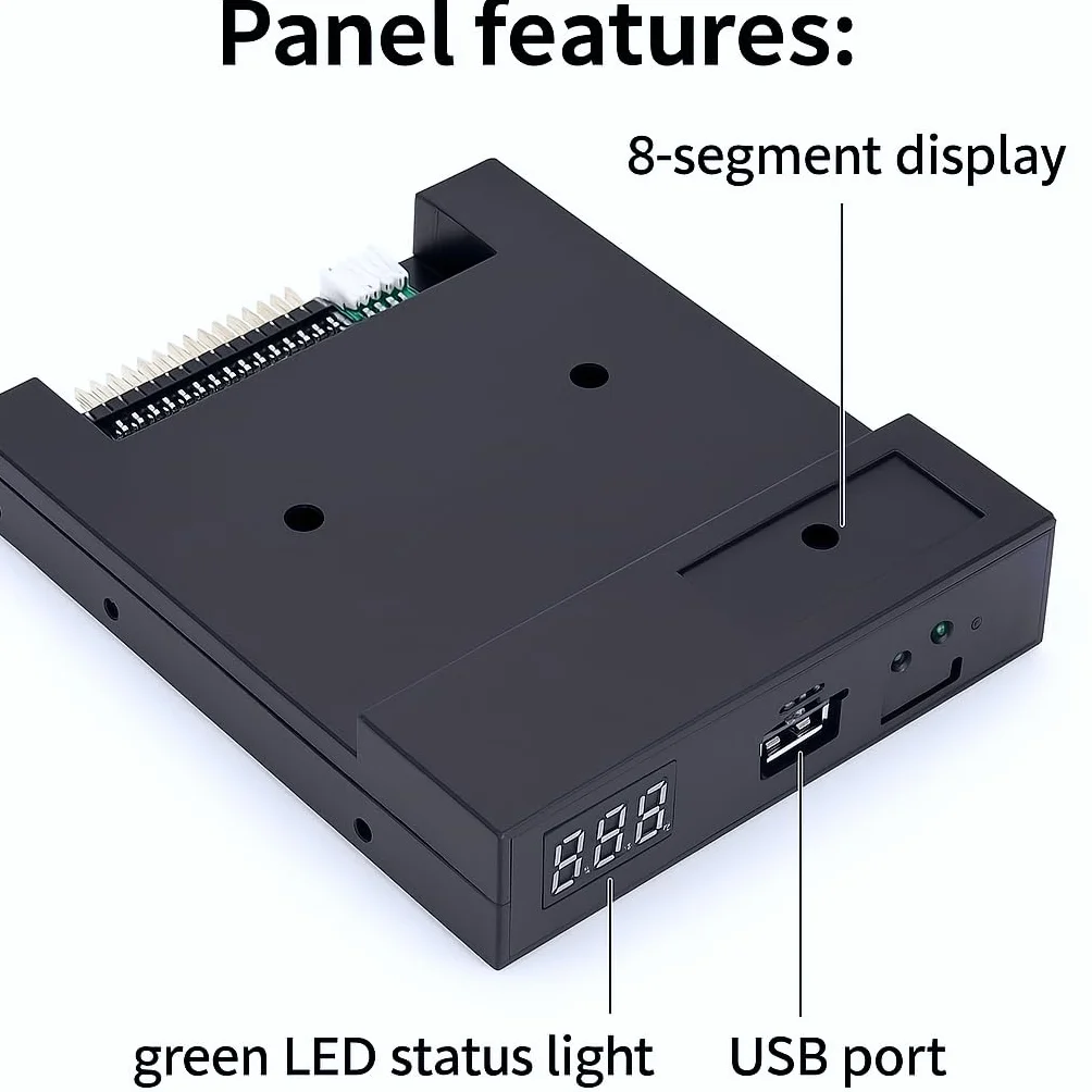 Unidad de disco Floppy-3.5 "1000 Unidad de disquete a simulación de emulador USB para teclado musical