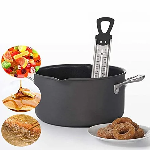 Termómetro de cocina de acero inoxidable para azúcar y temperatura hogar