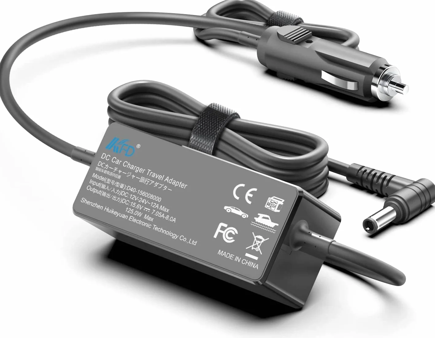 KFD DC 12V-24V Cargador de Coche Adaptador Mechero para Panasonic Toughbook CF-31 CF-33 Ladekabel CF-53 CF-52 CF-19 CF-74 CF-30 CF-53AACZYDE CF-AA5713A M1 M2 15.6V 7.05A-8A Encendedor de Cigarrillos
