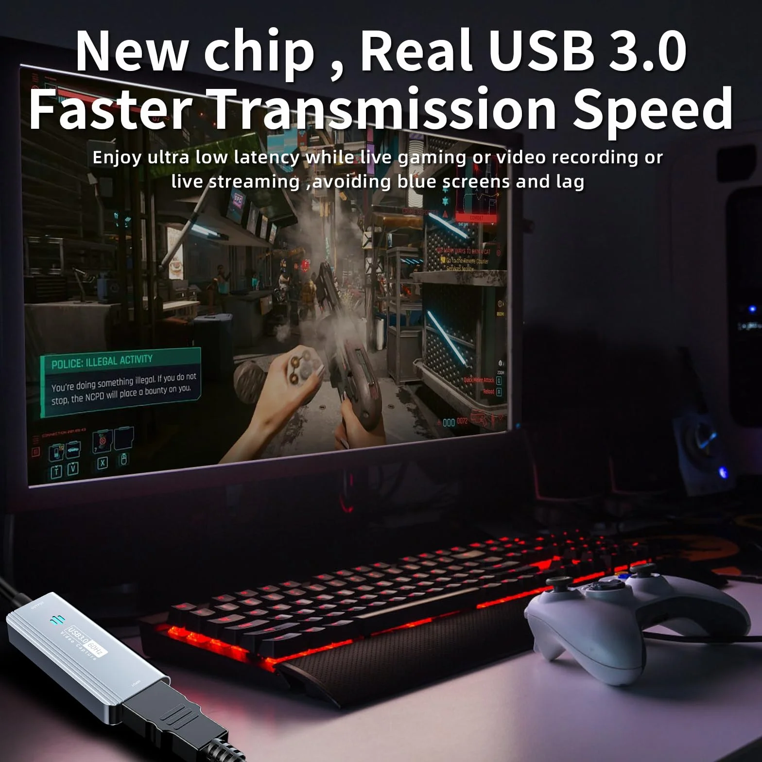 capturadora Video Papeaso, capturadora 4K HDMI a USB/USB C 3.0, Dispositivo de Captura de Video 1080P 60FPS, para transmisión, enseñanza, Juegos, videoconferencia o transmisión en Vivo