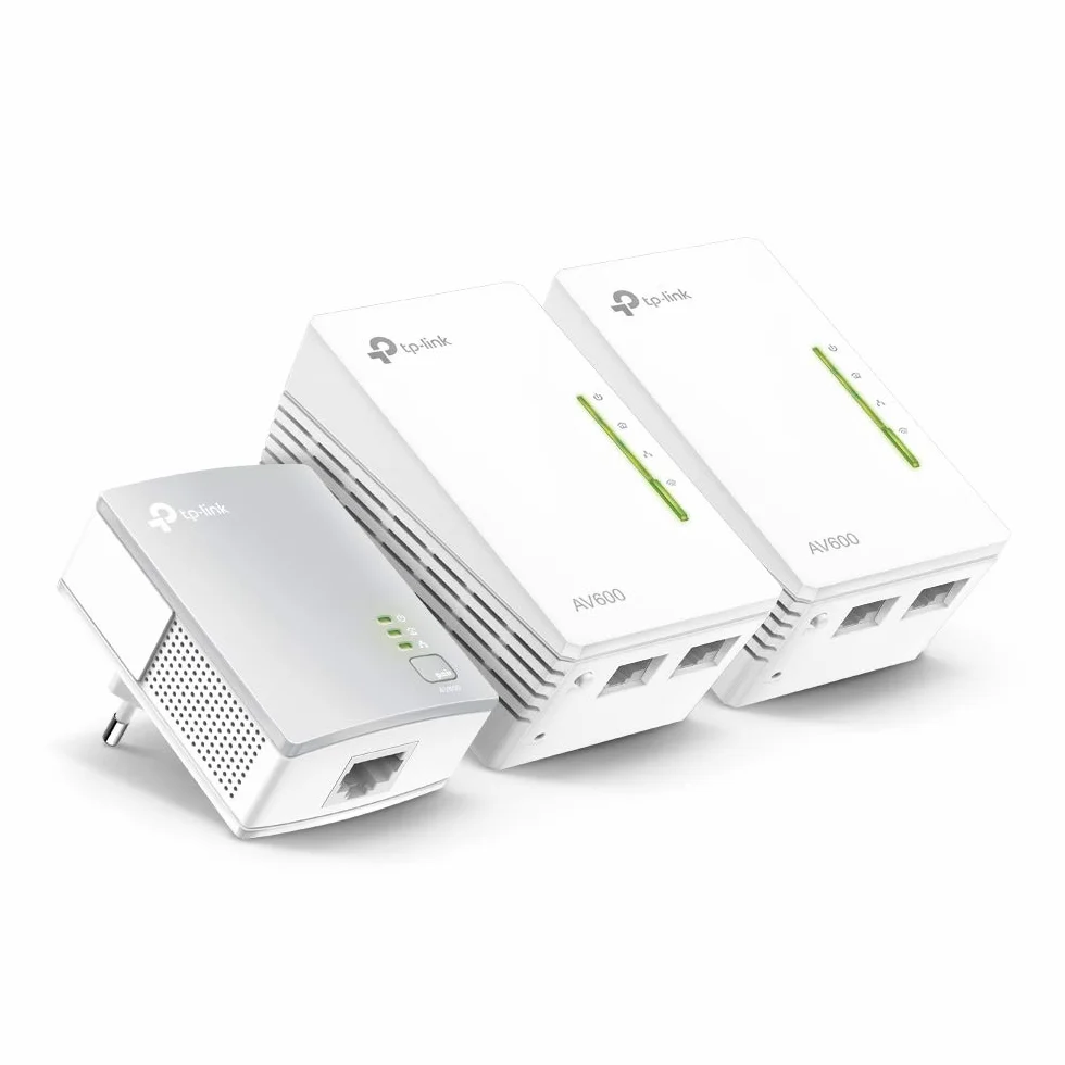 TP-Link TL-WPA4220T Kit Extensor Universal de Cobertura Wi-Fi AV600 AC300 5 Puertos
