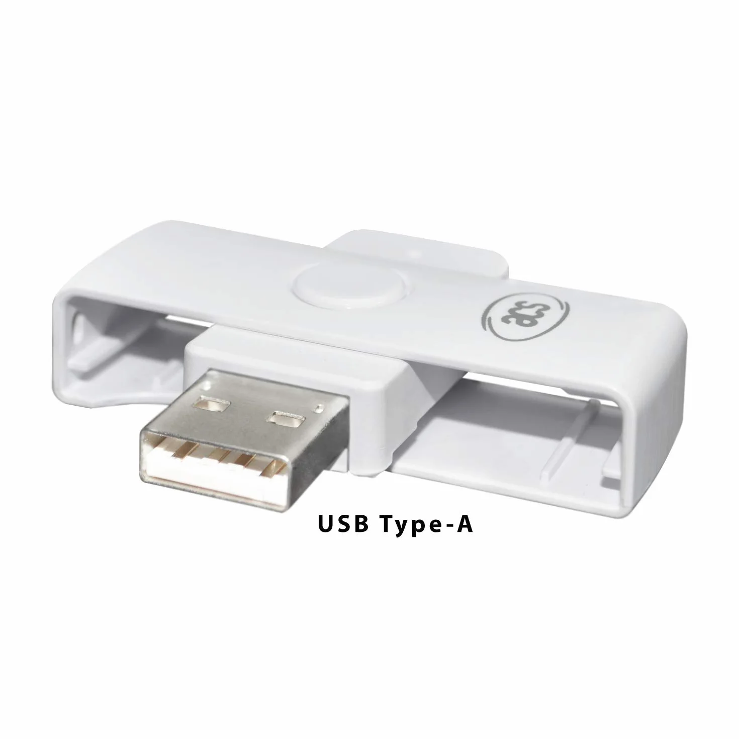 ACS ACR39U-N1 PocketMate II - Lector de Tarjetas Inteligentes Smart Card ID Eid USB Tipo A (DNI electrónico) Plegable y Compacto, Blanco