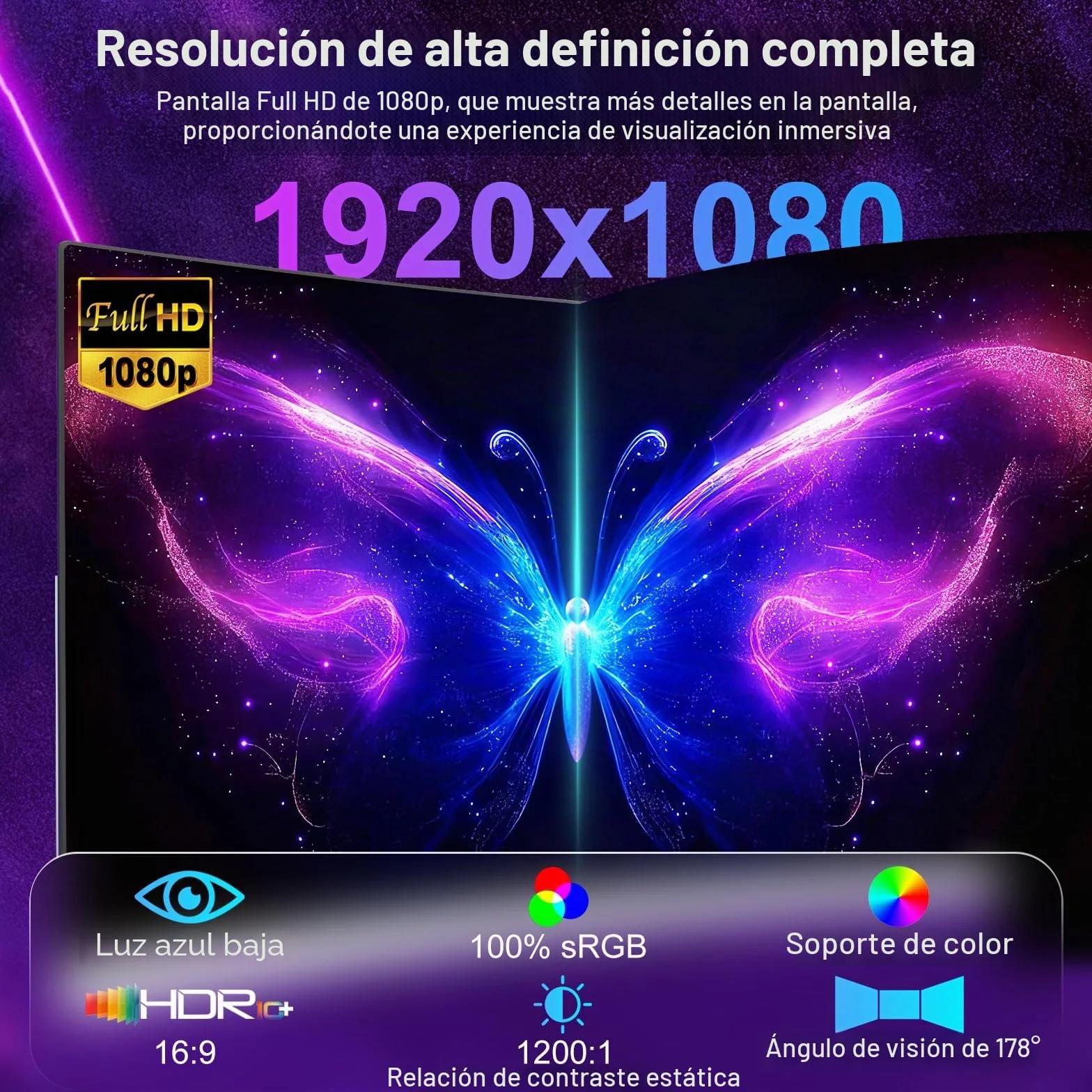 27 Pulgadas Computadora Todo en Uno, Pantalla FHD Curva, Ordenador Todo-en-Uno 16GB DDR3 512GB ROM SSD Core i7 7700HQ Bluetooth WiFi de Doble Banda con ratón y Teclado cableado