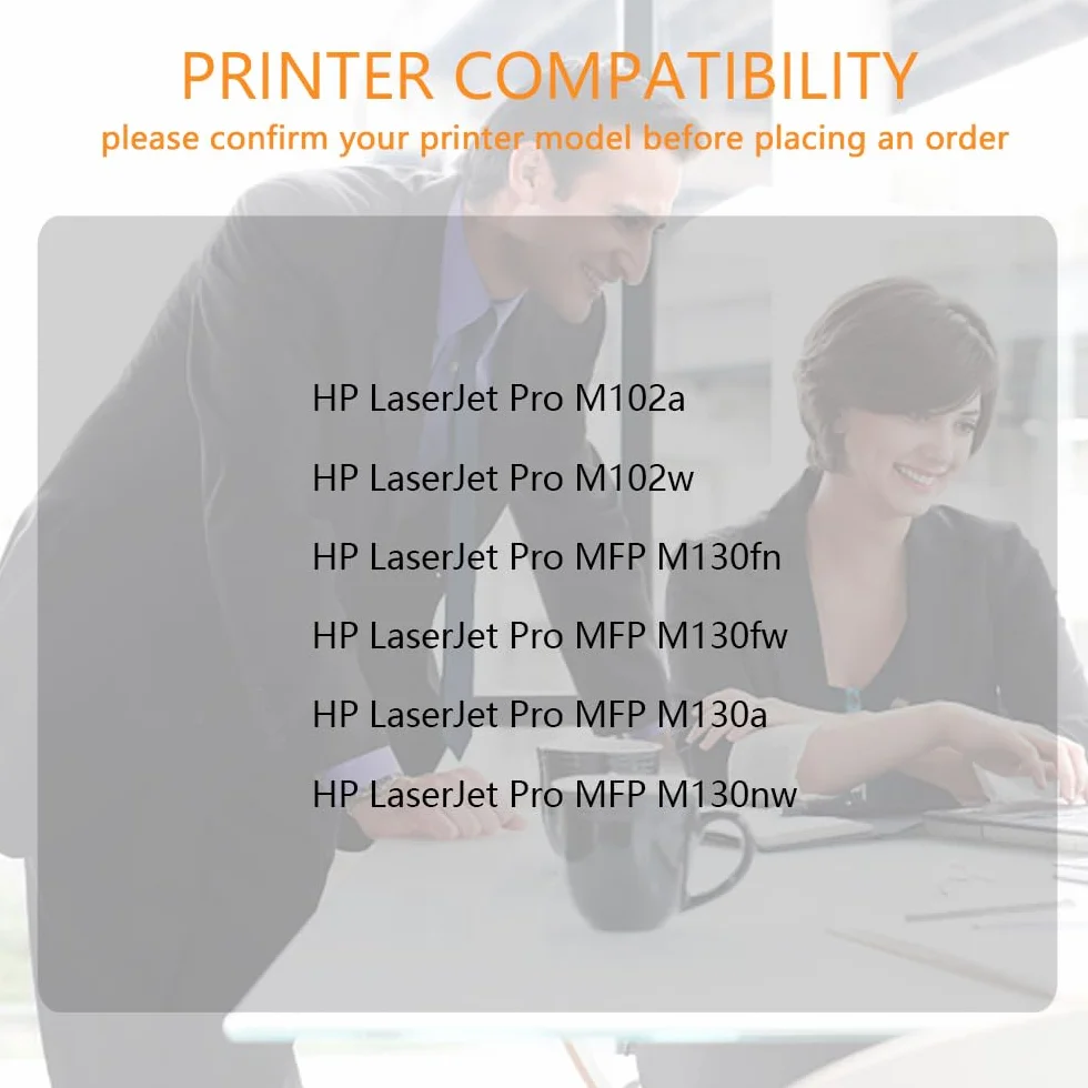 Recambio para 19A CF219A Unidad de Tambor de Imagen Compatible con Impresora HP LaserJet Pro M102a M102W MFP M130a MFP 130NW MFP 130FN MFP 130FW (1x Negro)