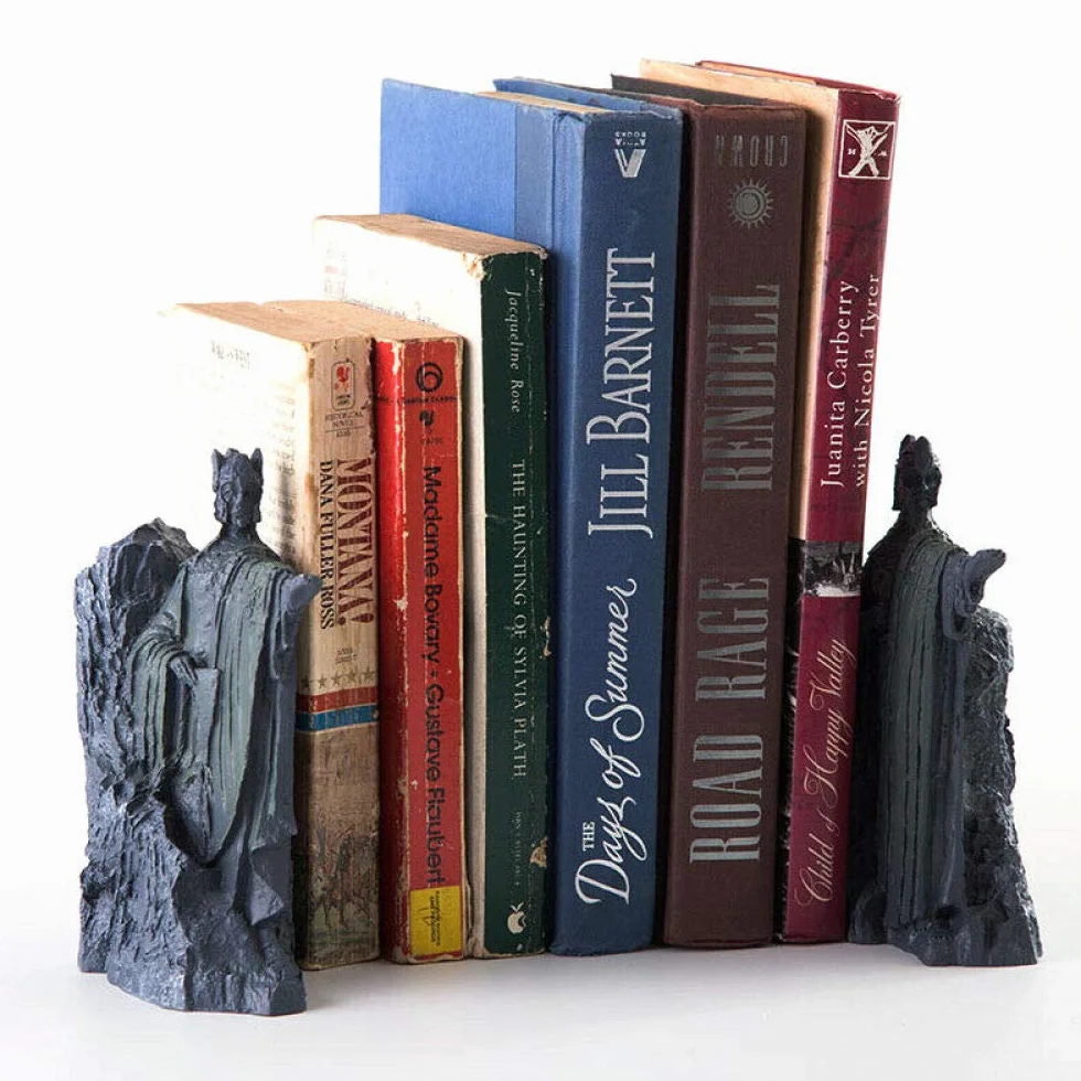 Sujetalibros Hobbit Tercero Las Puertas de Gondor Argonath Estatua 14 cm Resina