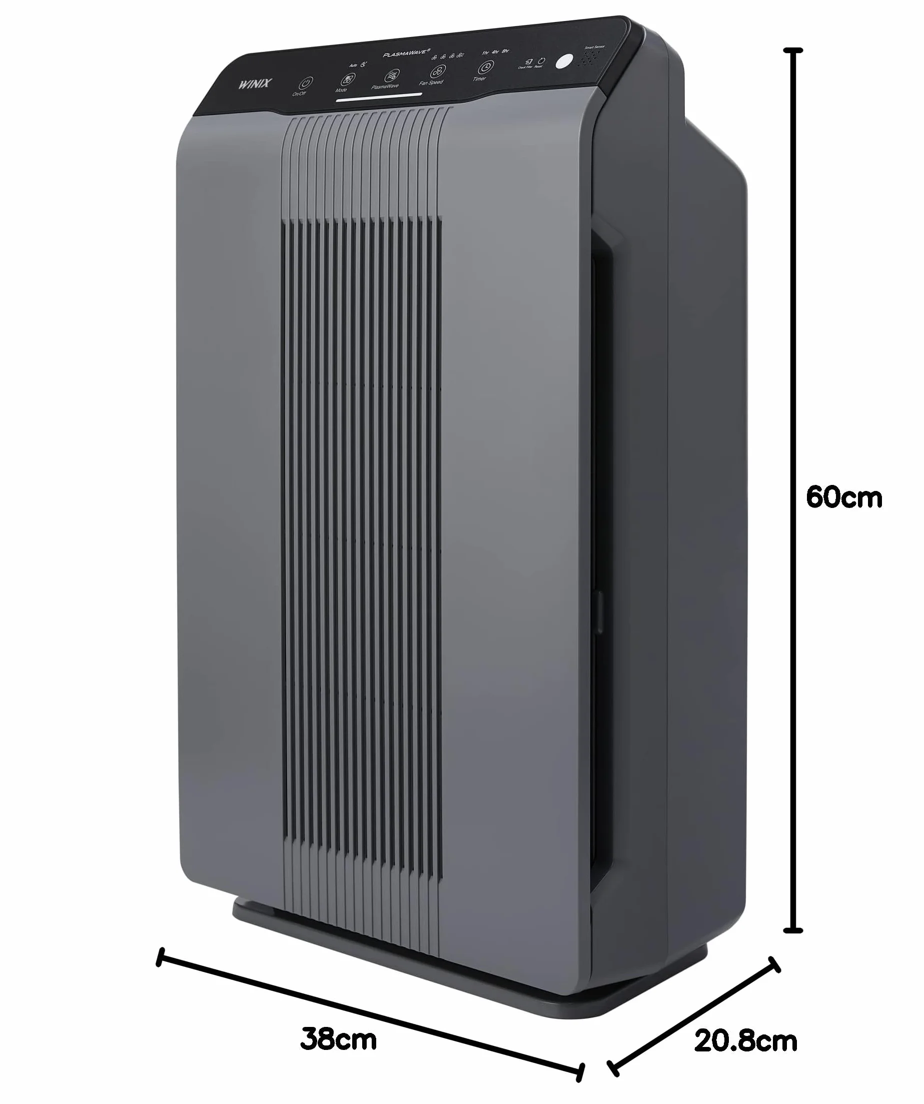 WINIX 5300-2 Purificador de aire CADR 390 m³/h 99 m² Filtra 99,999% polen polvo humo Monitor calidad aire