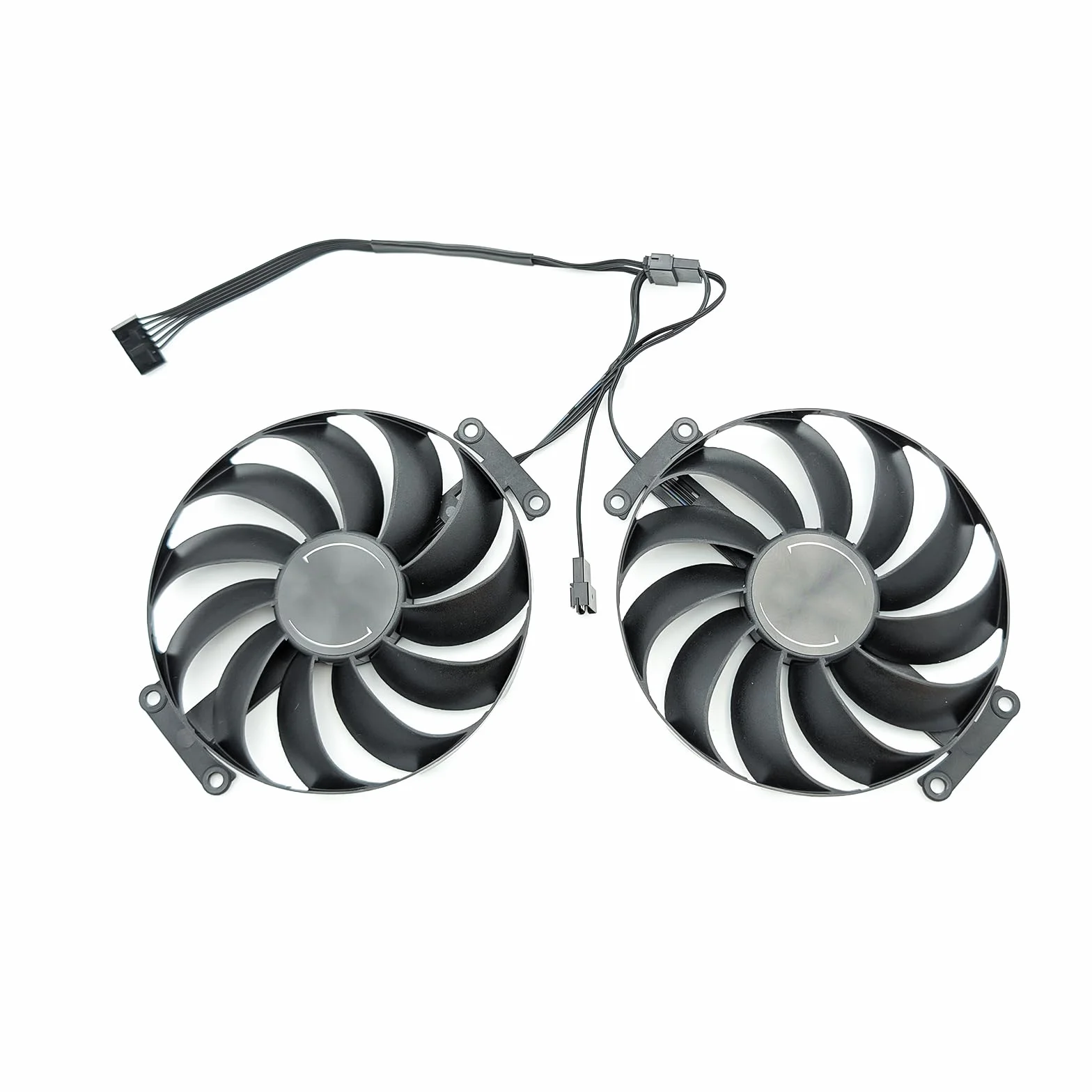 Juego de 2 ventiladores para tarjetas gráficas ASUS GeForce RTX 3070 OC, RTX 3060 Ti, Dual RADEON RX 6700 XT 12 GB, 95 mm