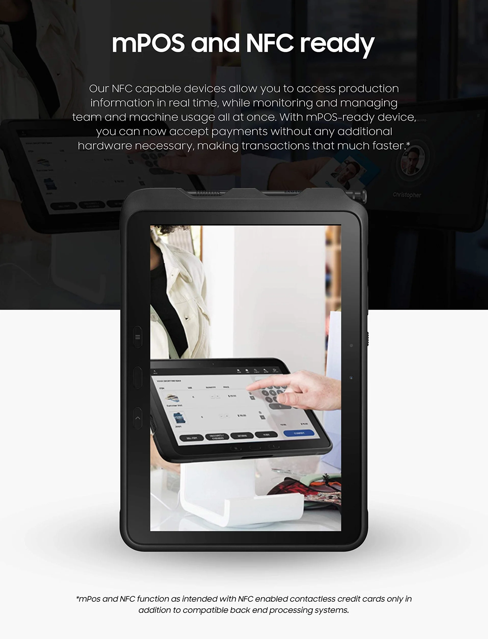 Galaxy Tab Active Pro WiFi 10.1" 64GB Czarny Reacondicionado