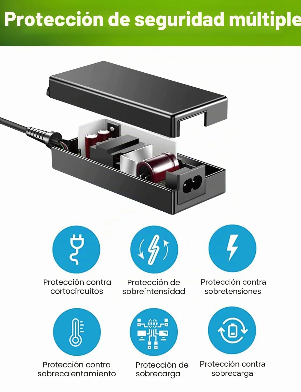 Lonnky Fuente de alimentación 29 V 2 A AC/DC para elevadores reclinadores y sofás eléctricos, repuesto para OKIN, Limoss, Pride, Golden, La-Z-Boy, Med-Lift, Tranquil Ease, cable de motor de 0,5 m