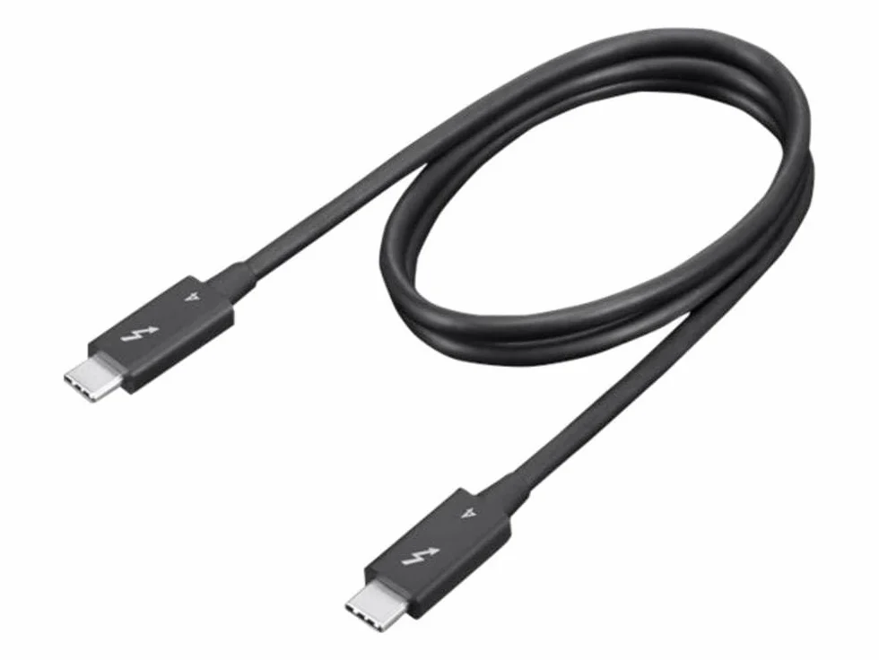 Lenovo - Thunderbolt-Kabel - 24 Pin USB-C (M) zu 24 Pin USB-C (M) - Thunderbolt 4-70cm - Support Von 8K 60 Hz, Support Von 4K 60 Hz - Schwarz (4X91K16968) Marca