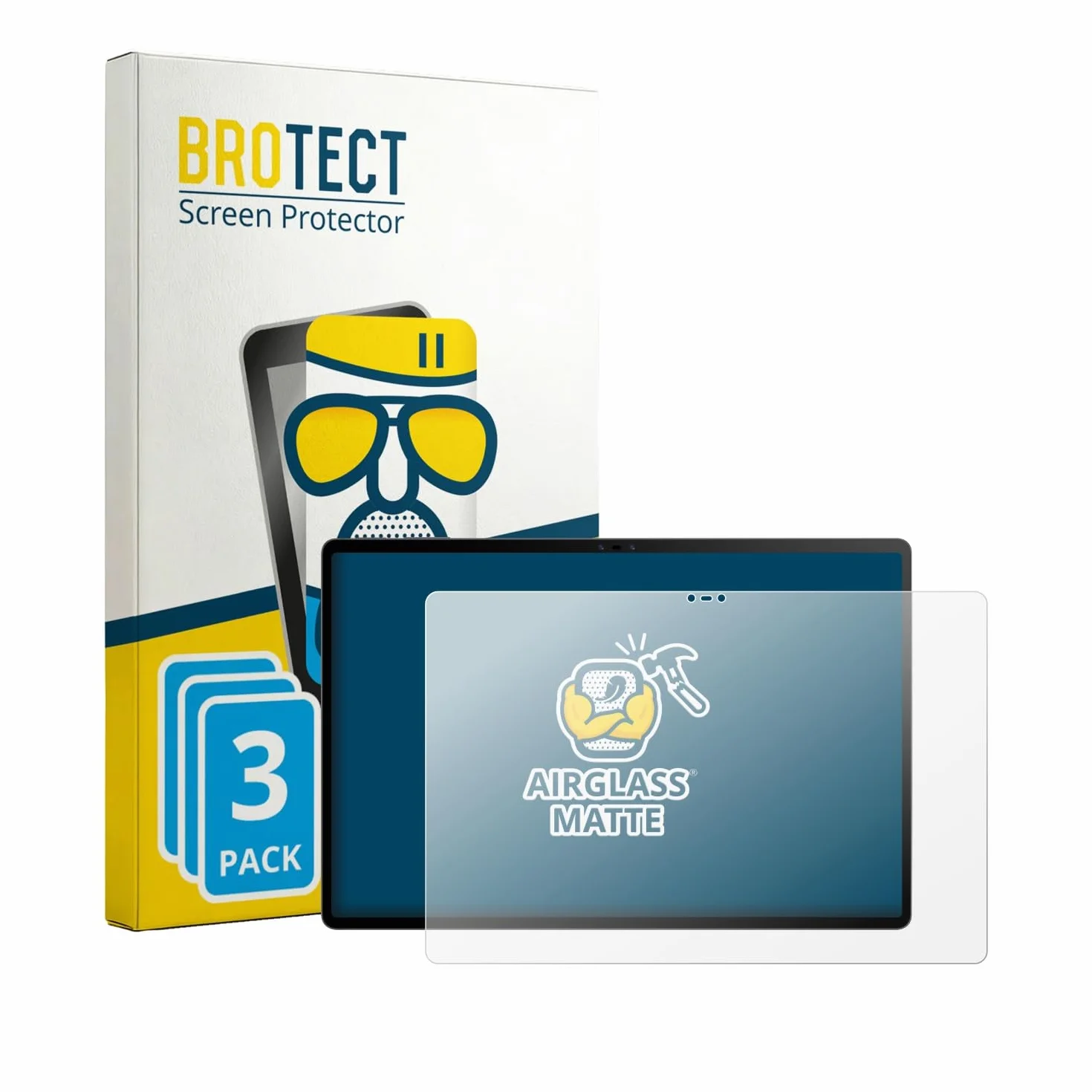BROTECT Protector Pantalla Mate Cristal para Nubia Pad 3D 12.4" (3 Unidades) Protección Anti-Reflejos