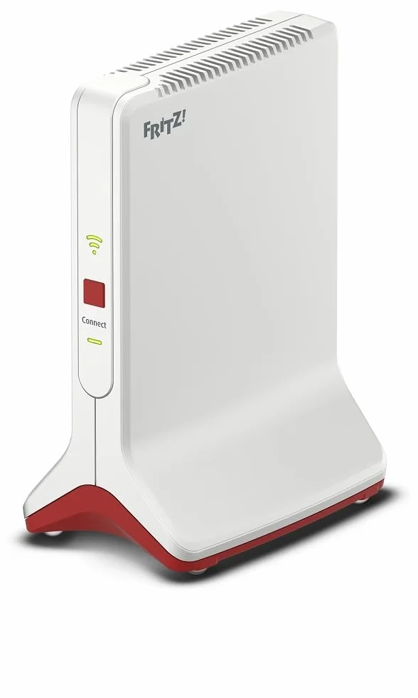 Fritz!Repeater 6000 International - Repetidor/Extensor Wi-Fi 6, Tribanda: (2 x 2.400 Mbps/5 GHz y 1.200Mbps/2,4 GHz), Mesh, Punto de Acceso WiFi, 2 Puertos LAN Gigabit, Interfaz en Español