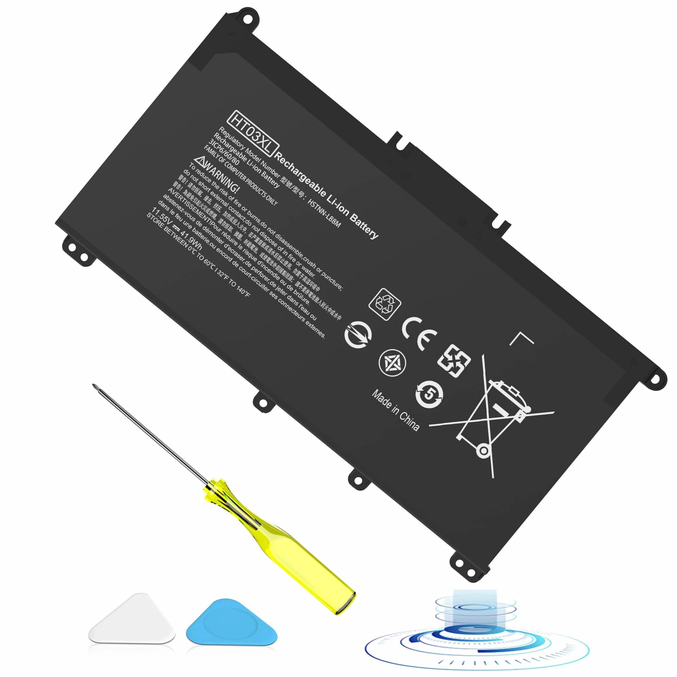 HT03XL L11119-855 - Batería de repuesto para laptop HP Pavilion 15-DA 15-DB 15-DW 15-CS 15-DY 17-by 17-CA 14-CE 14-CF 14-DF 14-DQ 14-DK Series 15-CS0053CL 15-DA0014DX HSTNN-UI B7J HT03041XL