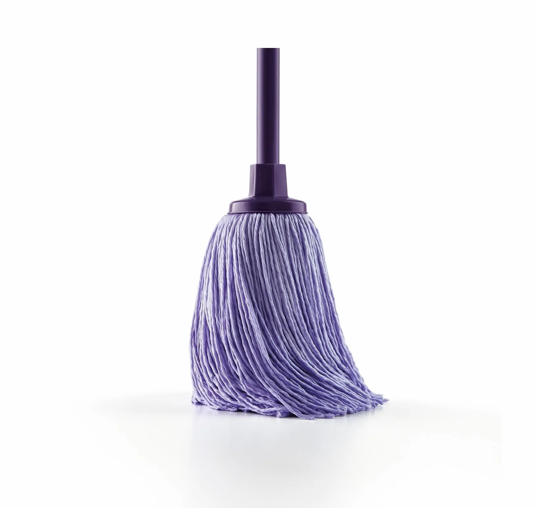 Fregona Microfibra Super Absorbente Cabezal Extragrande No Deja Rastro Fabricada en Cruz Mayor Durabilidad Rosca Universal Lila 22 cm