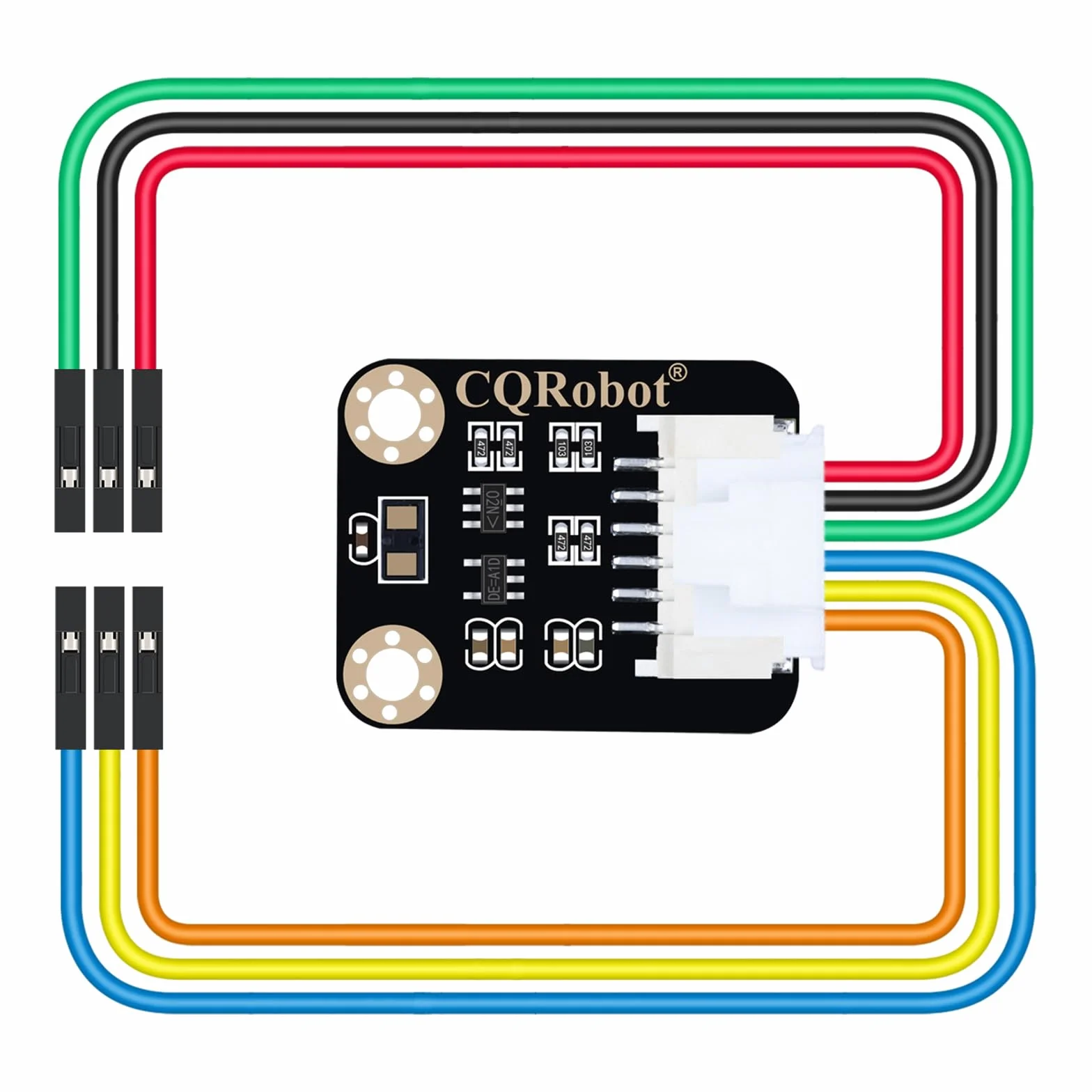 CQRobot VL53L1X Time-of-Flight (ToF) Long Distance Ranging Sensor, Compatible with Raspberry Pi/Arduino/STM32 Board, I2C Interface. for Mobile Robot, UAV, Detection Mode, Camera, Smart Home.