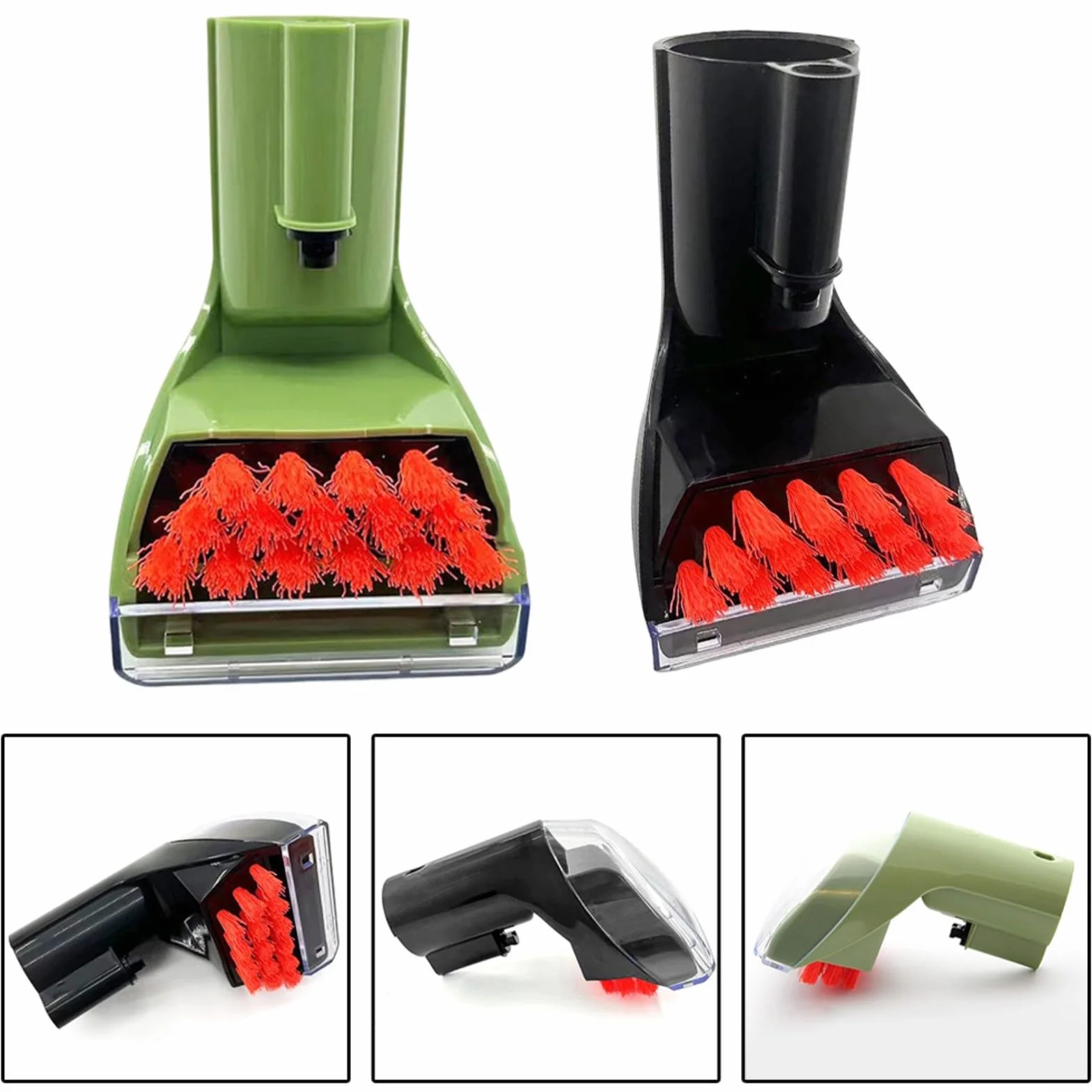 Cepillo de repuesto Bissell para Little Green ProHeat serie 1425, herramienta de tapicería para alfombras (negro)