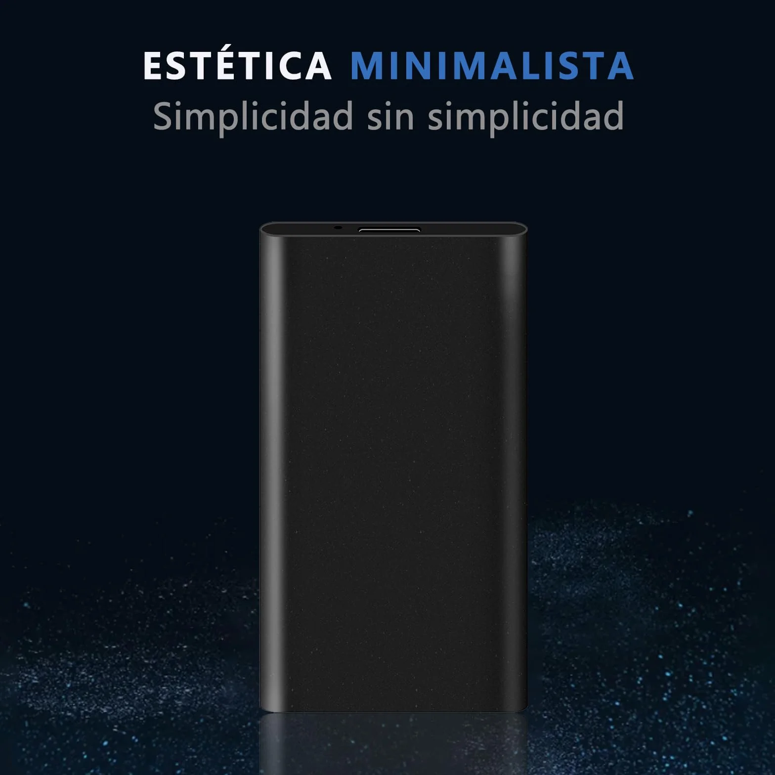 Watpot Disco Duro Externo 2TB USB Ultrafino Diseño Metálico Portátil para Mac, PC, Laptop, Ordenador, Smart TV
