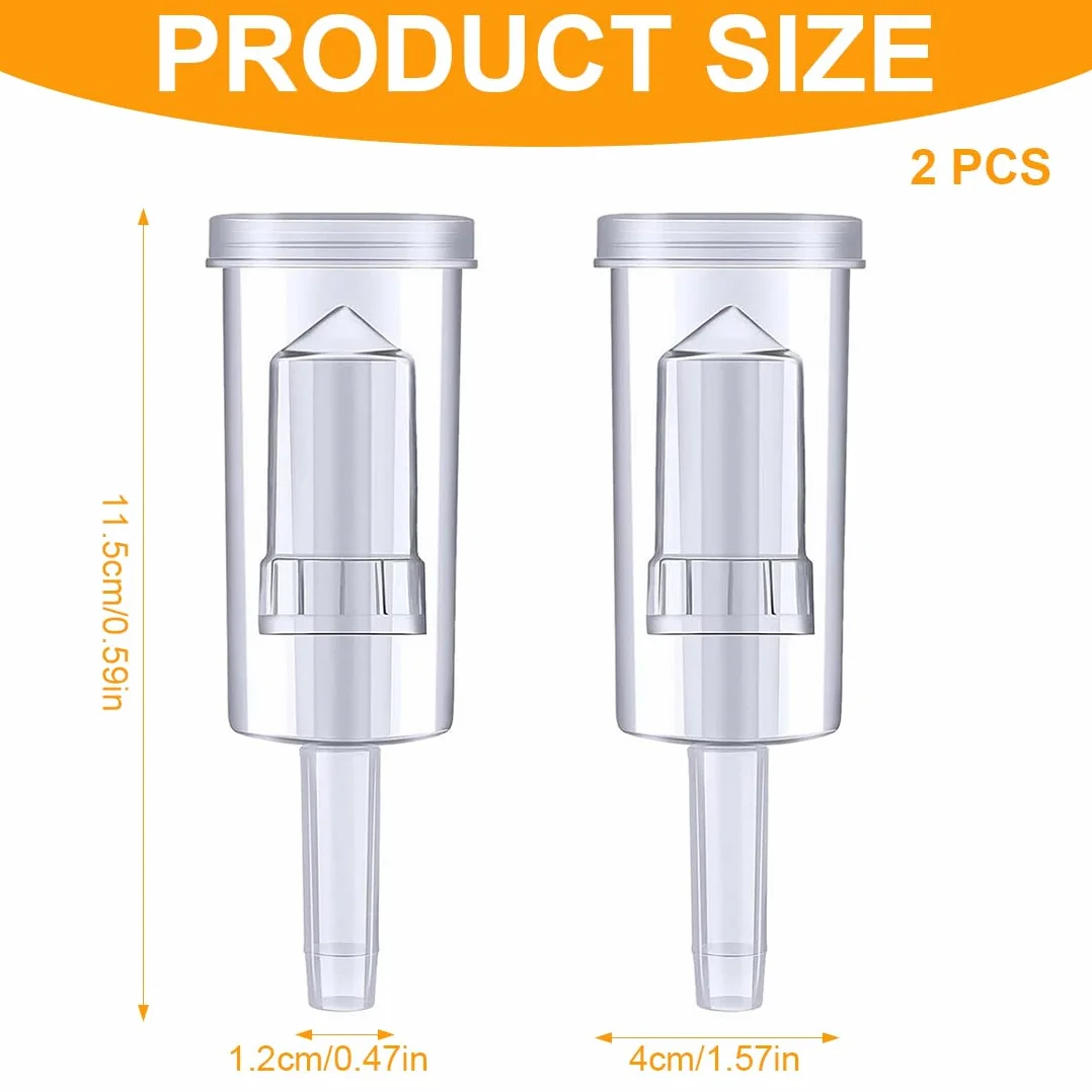2 Piezas Esclusa de Fermentación de Plástico Multiusos para Cerveza Vino Encurtido