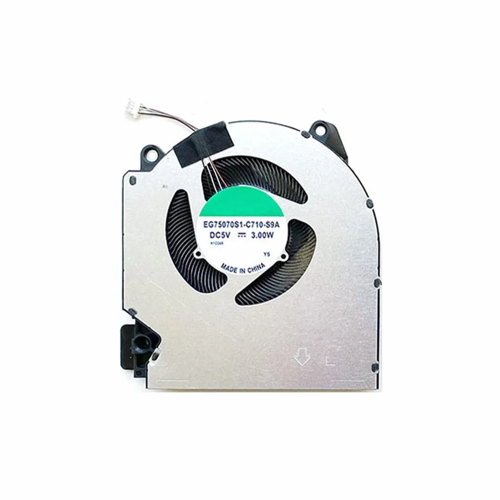 Replacement Laptop GPU Cooling Fan Compatible with HP Victus 16-D 16-E 16-e0011ns RTX3050 Version TPN-Q263 TPN-Q264 Quiet Cooler Fan EG75070S1-C700-S9A EG75070S1-C710-S9A (60W GPU fan)