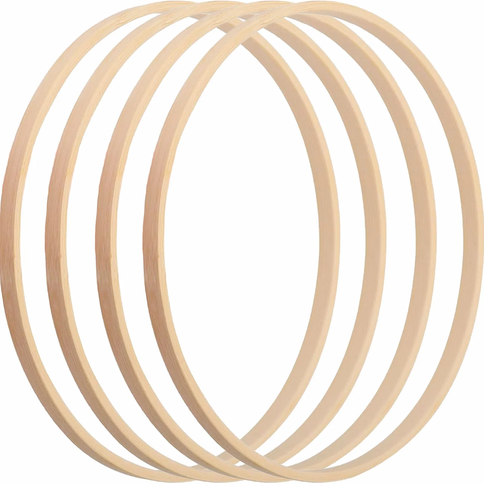 Aros de Bambú para Atrapasueños 15cm, Anillos de Madera, DIY, Guirnaldas, Manualidades