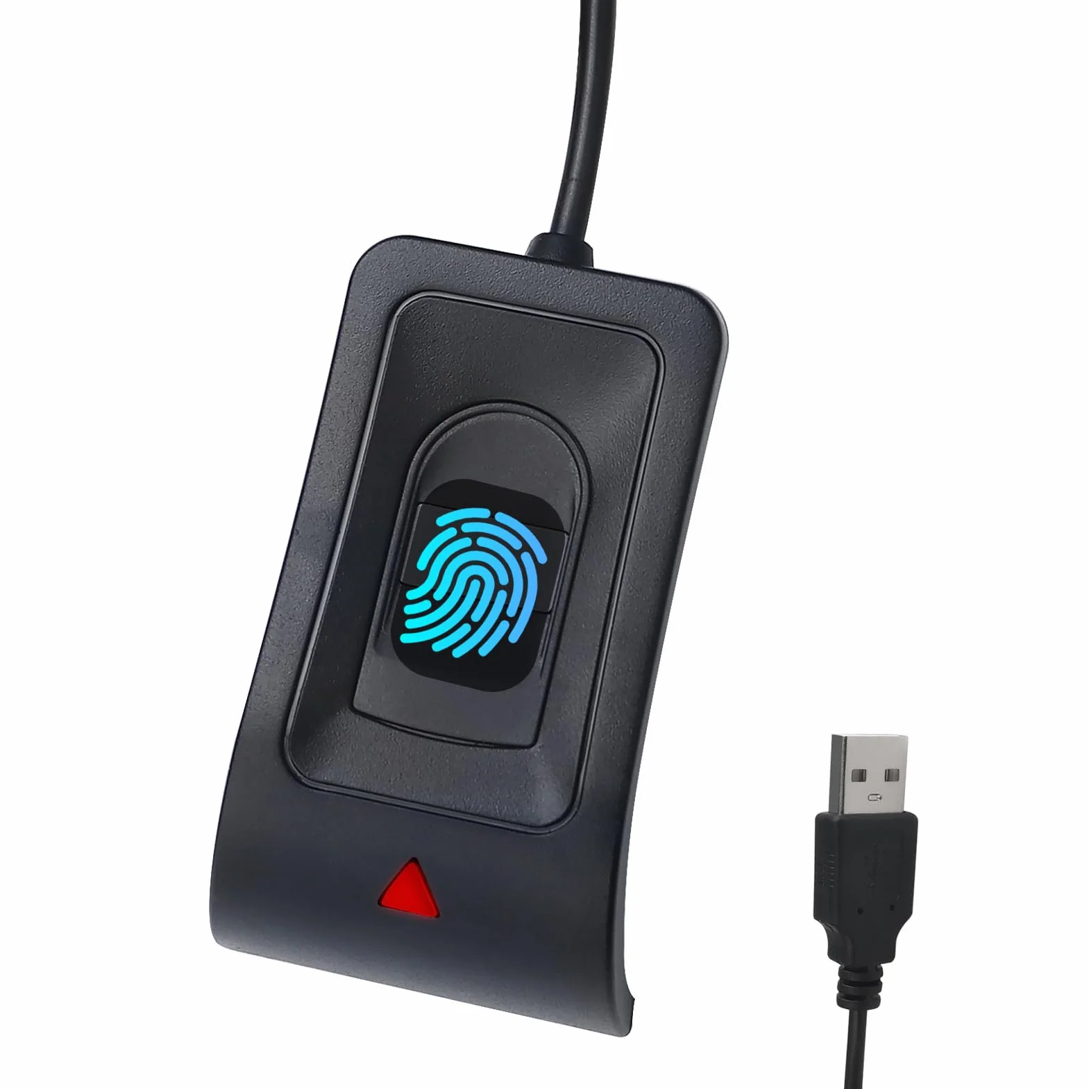 Diyeeni Lector de Huellas Dactilares USB de Escritorio, Lector de Claves de Huellas Dactilares de Computadora, Llave de Seguridad USB con Cable de Extensión para, Reconocimiento