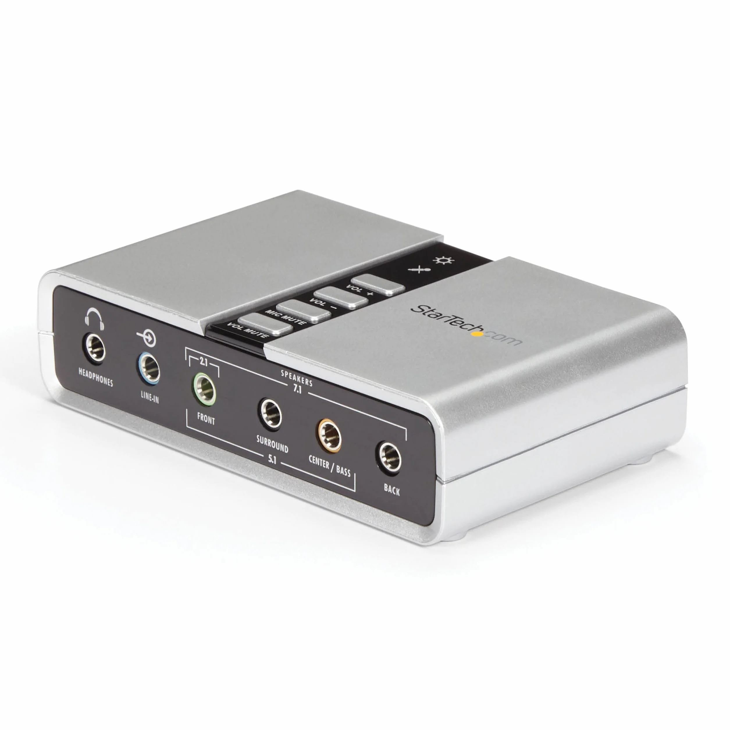StarTech.com Tarjeta de Sonido 7.1 USB Externa Adaptador Conversor puerto SPDIF Audio Digital Óptico Toslink® - USB B - Mini-Jack