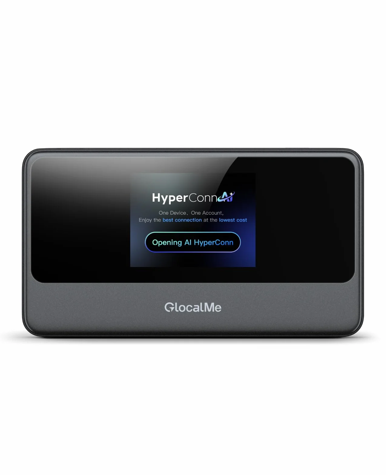 GlocalMe MeowGo 4G Router WiFi Móvil, DL 390 Mbps/UL 150 Mbps, Internet Móvil para 200 Países Globales, Sin Necesidad de SIM, WiFi Portátil para Viajes sin Contrato con 1GB de Datos Globales