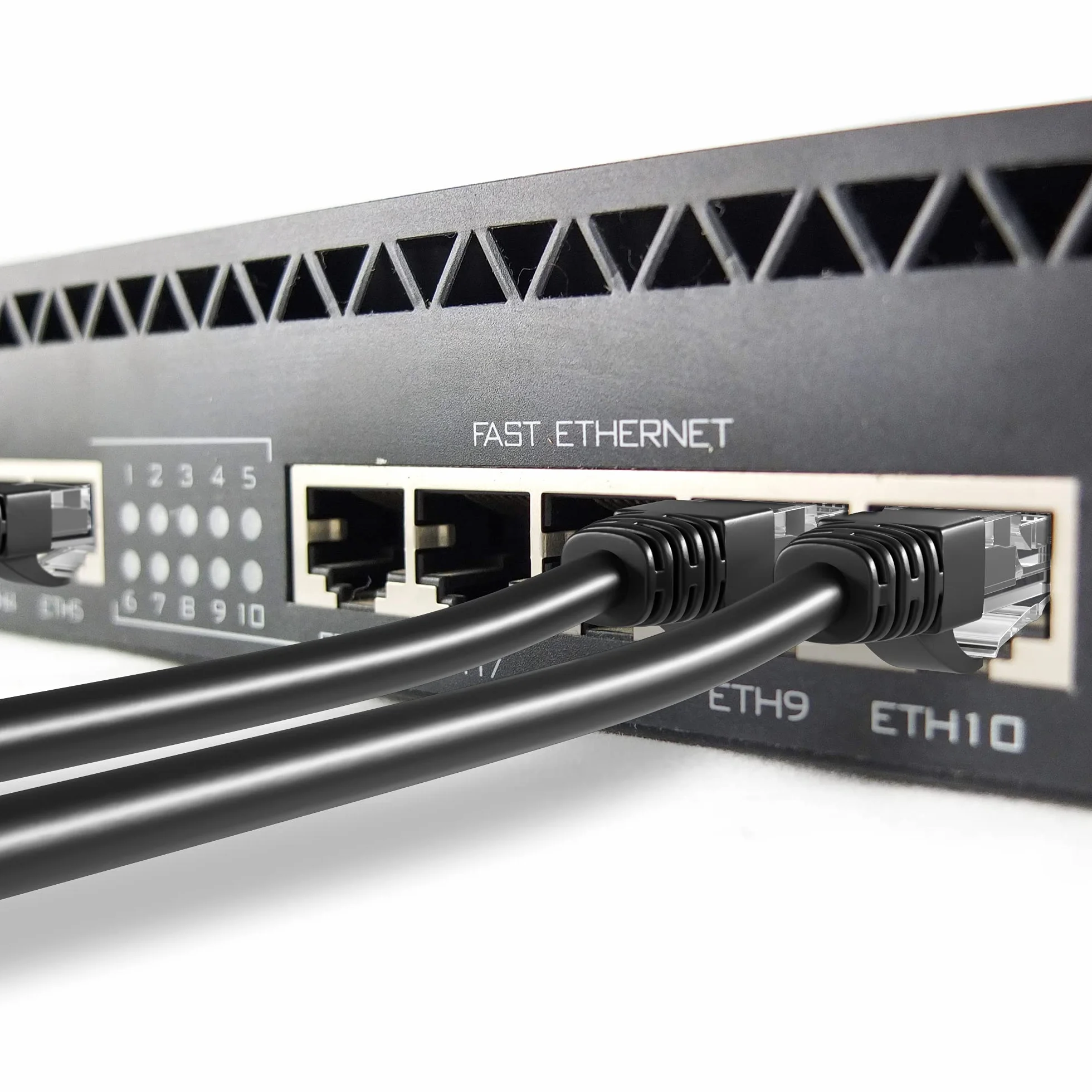 Mr. Tronic Impermeables Exteriores Cable Ethernet Cat 6 De 100m, Bulk Cable de Red LAN Para Internet Rápida & Fiable - AWG24 Cat6 a Granel, 1 Gbps Internet UTP CCA (100 Metros, Negro)