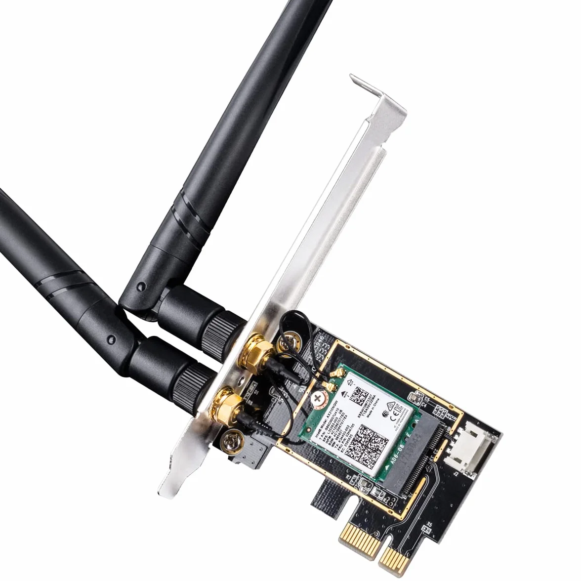 Cudy AX3000 WiFi6 Adaptador PCIe, Tarjeta WiFi pc, Bluetooth 5.0 PCIe, 2402Mbps + 574Mbps, 802.11ax/AC/a/b/g/n, Windows 10 (64-bit)