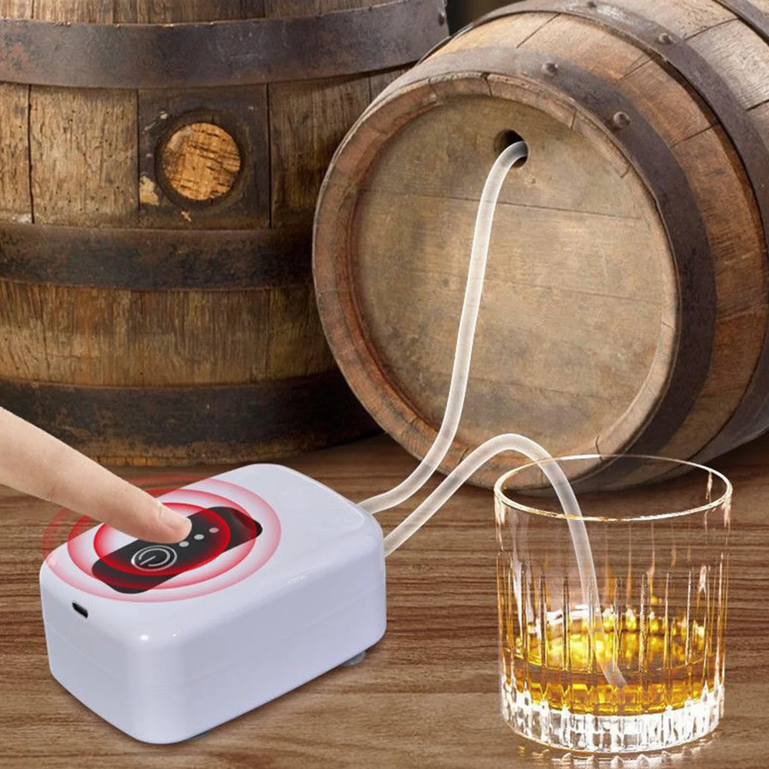 Bomba De Transferencia De Vino Alimenticio Impermeable Autocebante Kit para Elaboración Casera