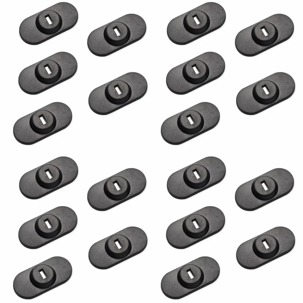 20 Piezas Orificio de Bloqueo para Computadora PortáTil Tabletas Orificio de Bloqueo Antirrobo para Computadora PortáTil para Tabletas Piezas de Base de Bloqueo de Seguridad