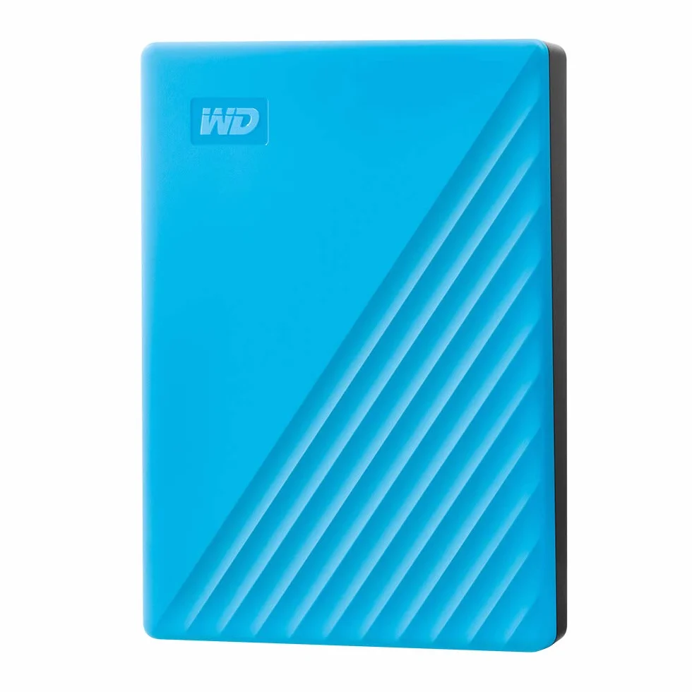 WD 4TB My Passport Disco Duro Externo Portátil, USB 3.2 Gen 1/USB 3.0, Copia de seguridad y protección con contraseña, Formateado para Windows, ChromeOS y MacOS, Azul