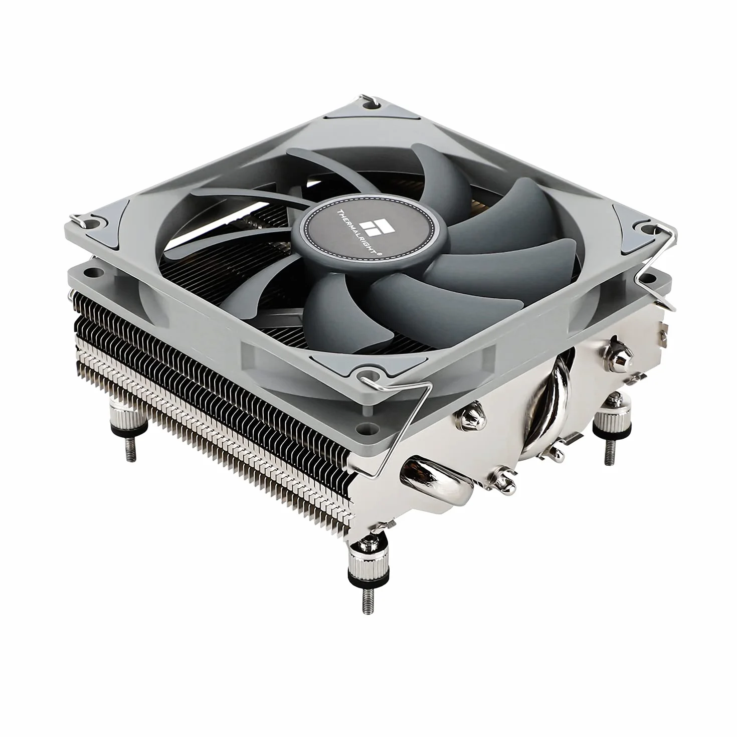 Thermalright AXP90 X47 - Enfriador de aire para CPU ITX delgada, altura 47mm, ventilador PWM TL - 9015 Slim,tecnología aghp para AMD AM4/AM5,Intel 1700/1150/1151/1156/1200,Enfriador de PC