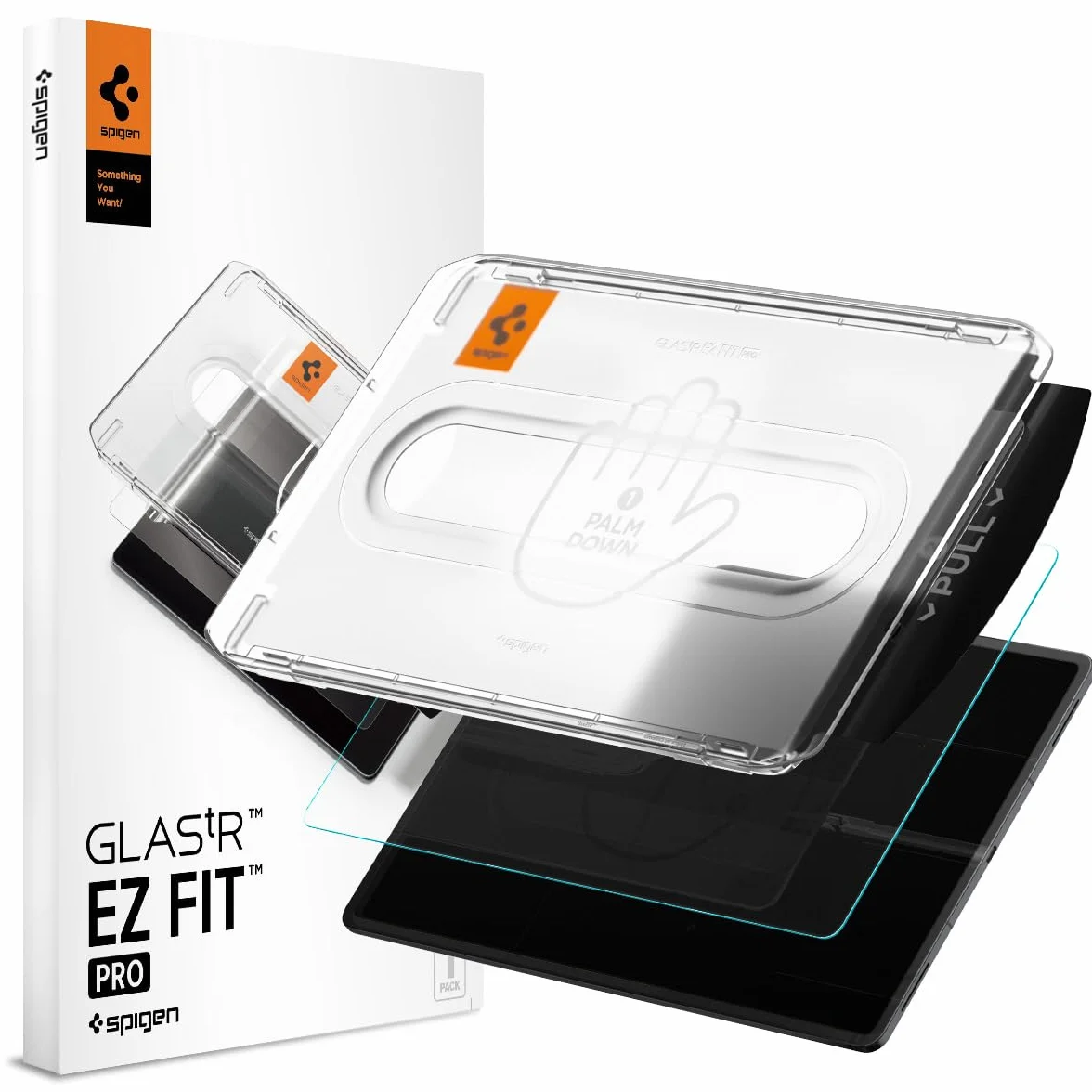 Spigen Glas.tR EZ Fit Pro Protector Pantalla para Samsung Galaxy Tab S11 Ultra, 1 Unidad, Instalación Fácil, Alta Definicion, Dureza 9H