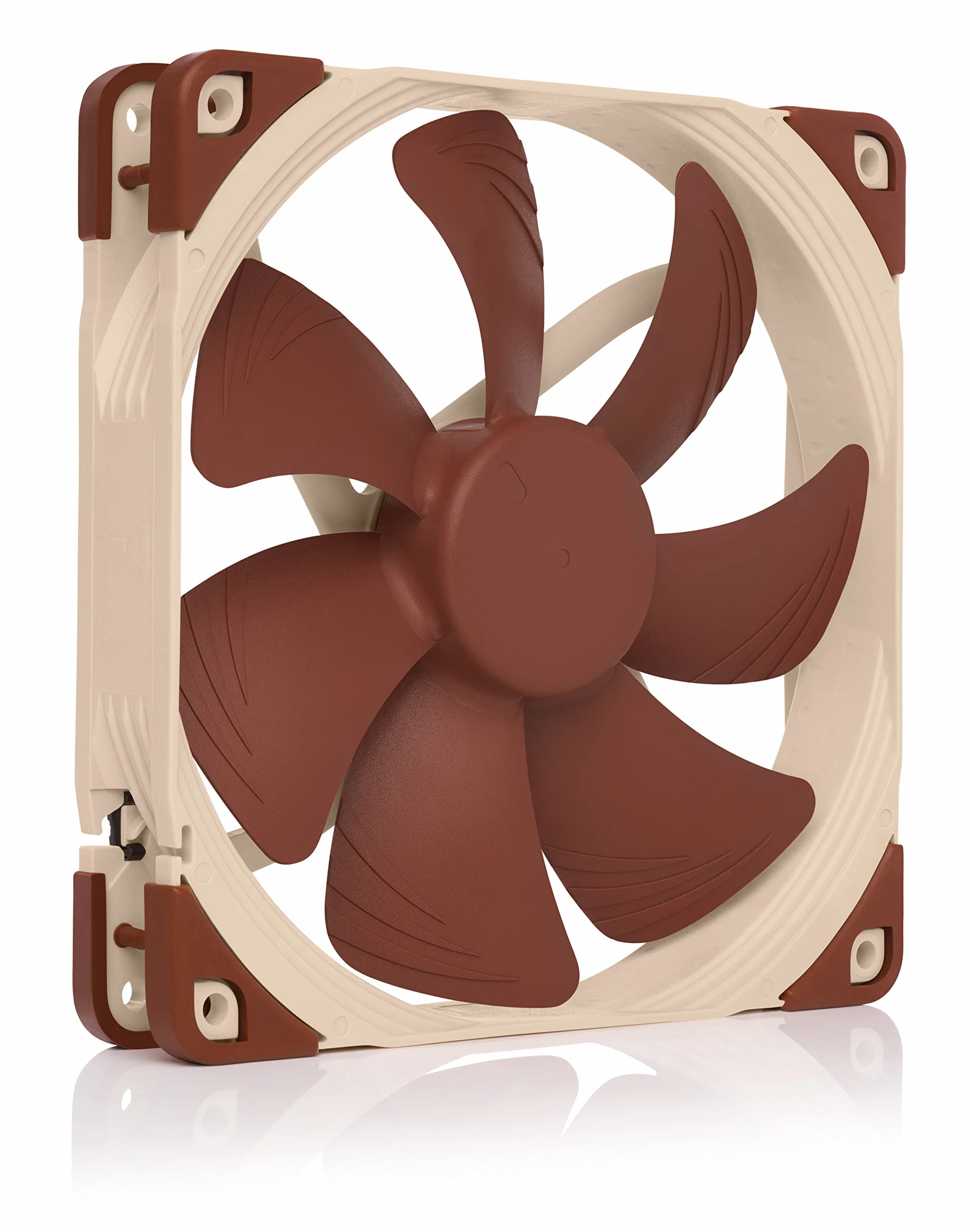 Noctua NF-A14 PWM, Ventilador Silencioso, 4 Pines (140 mm, Marrón)