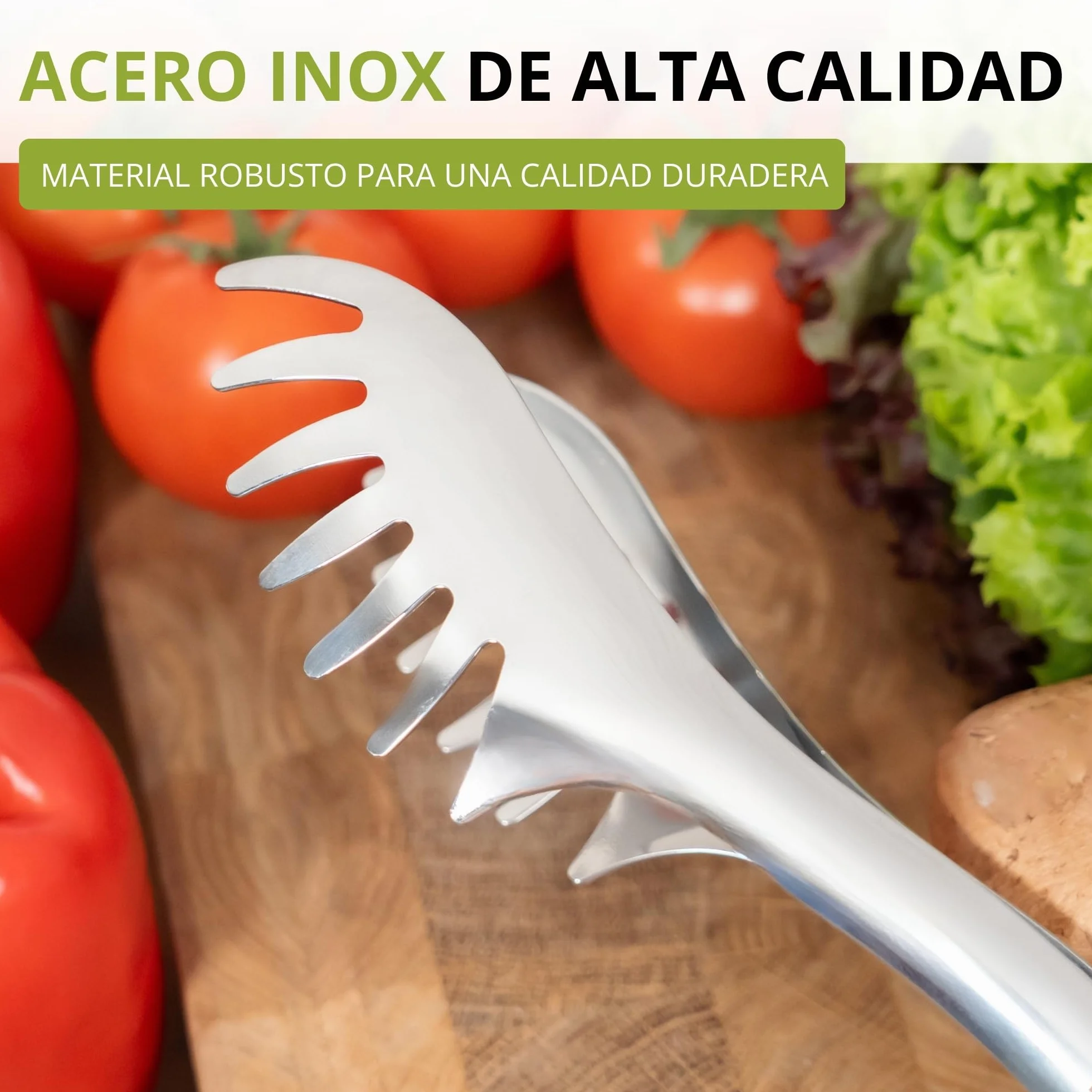 Westmark Pinzas para espaguetis y buffet Pro, acero inoxidable, 29.5 cm