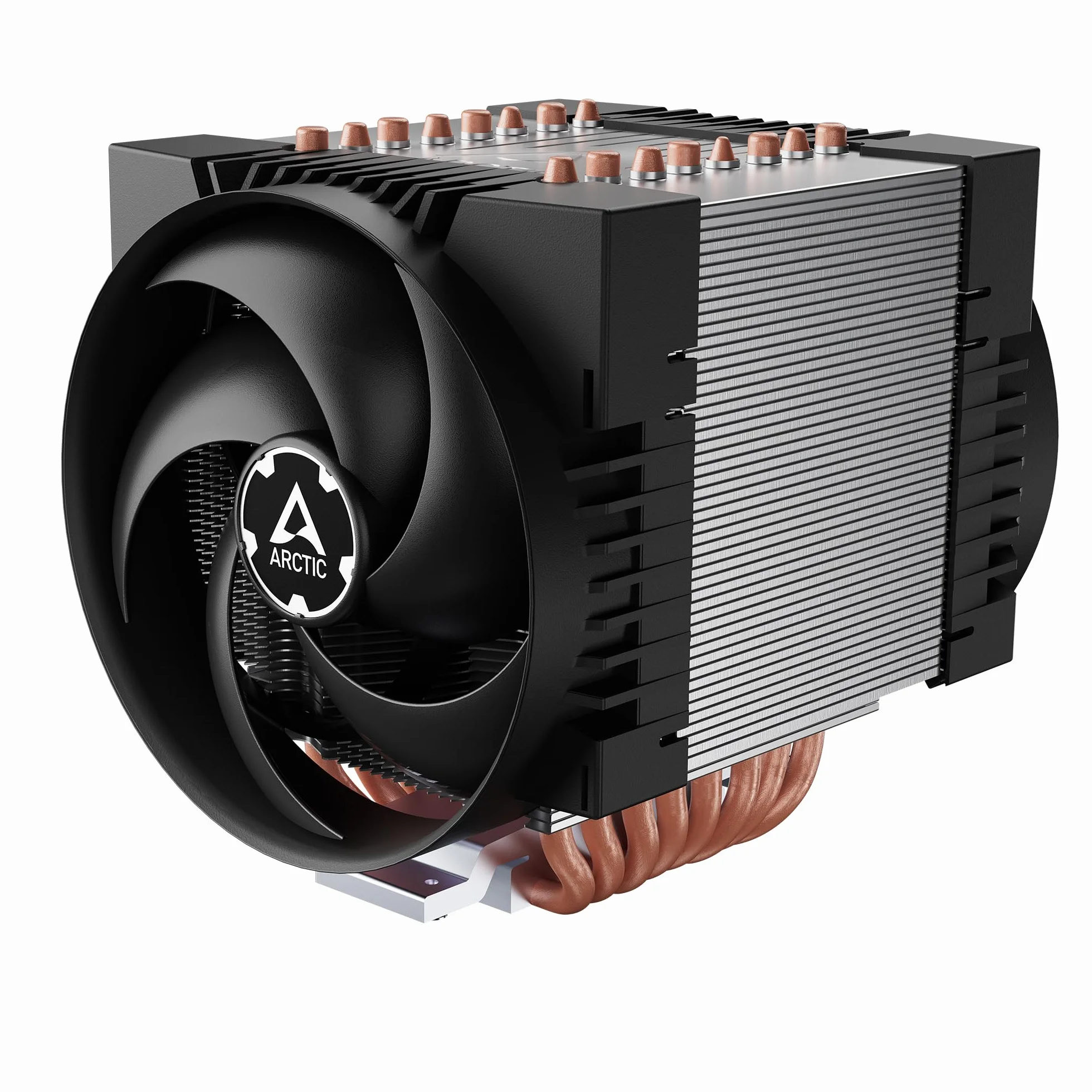 ARCTIC Freezer 4U-Altra - Disipador CPU servidor, Ampere Altra LGA4926 | Dos ventiladores PWM de 120 mm (400-3300 rpm), 8 Heatpipes, doble rodamiento de bolas, compatible con Rack 4U