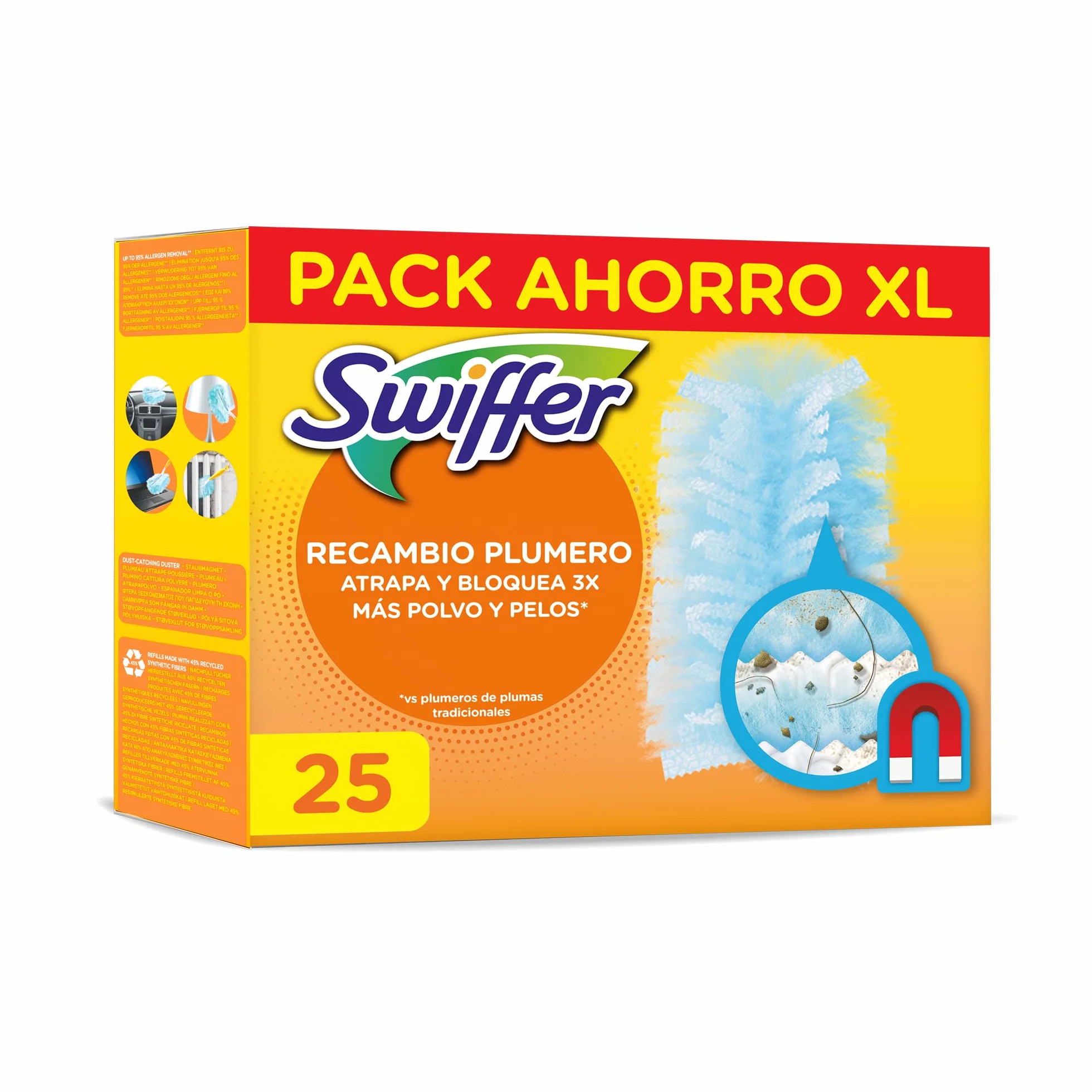 Swiffer Plumero Atrapa Y Retiene El Polvo 5 Recambios