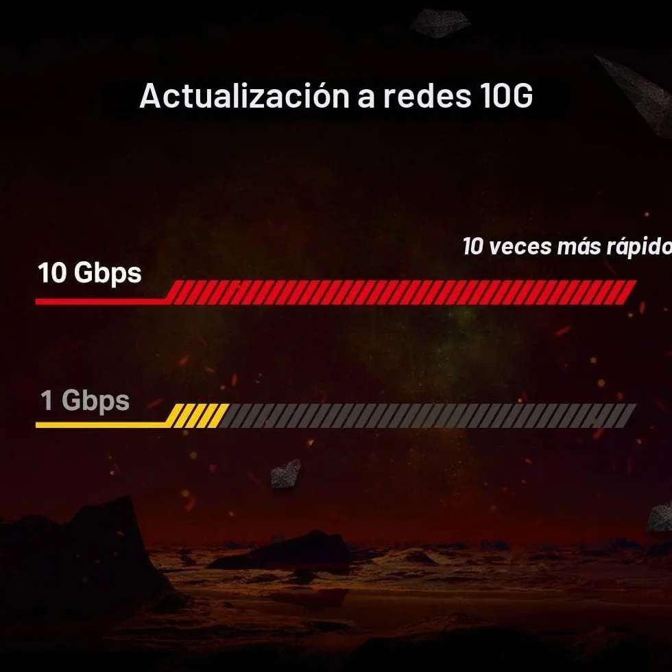 [Nuevo] TP-Link TX401 – Tarjeta de Red PCIe 10 GB/s, Adaptador 10GBase-T con disipación Avanzada, Compatible 5G/2.5G/1G, Incluye Cable Cat6A, Baja latencia, Ideal para Gaming y NAS, Windows & Linux