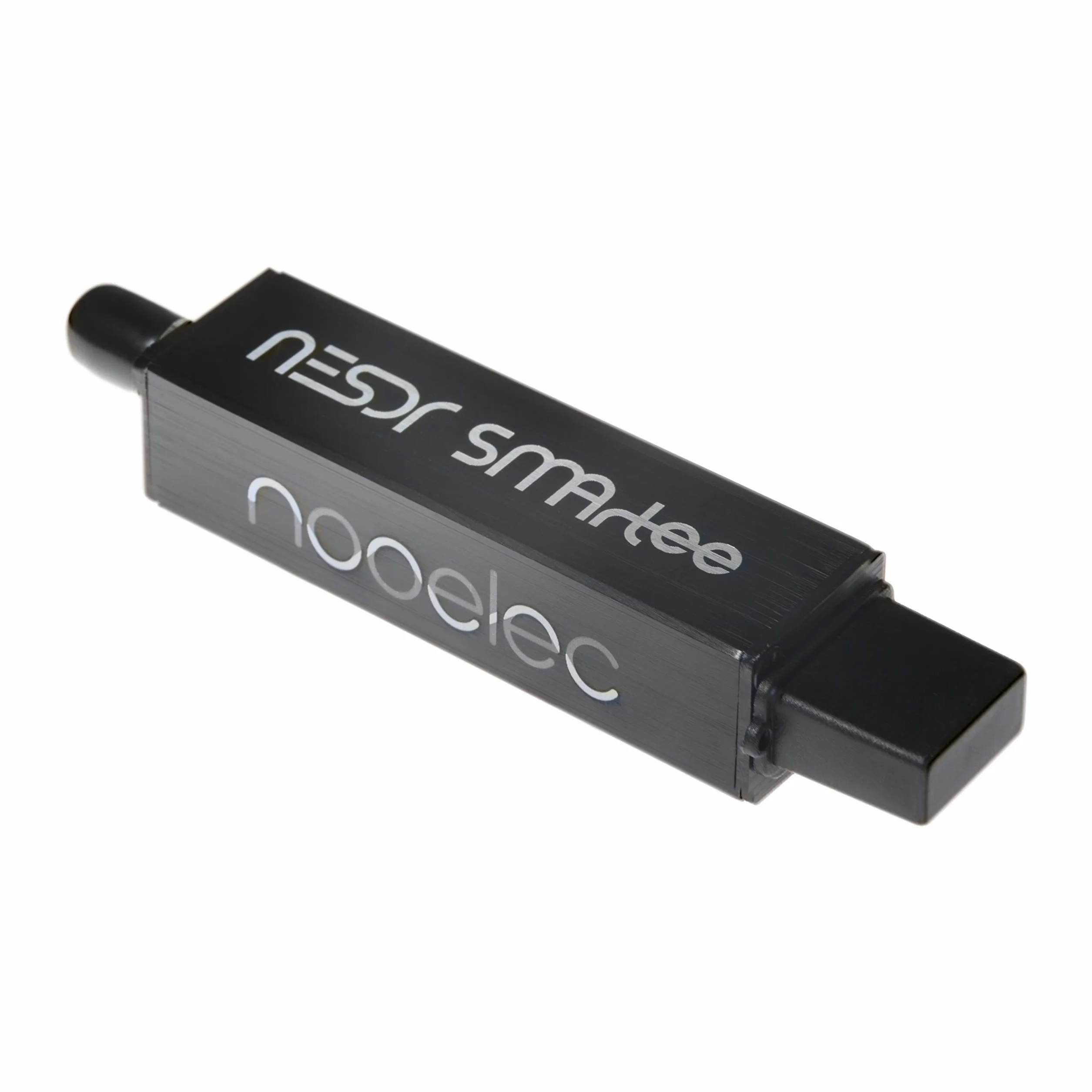 Nooelec NESDR SMArTee v2 SDR - Premium RTL-SDR con Tee de Polarización Integrado, Caja de Aluminio, 0.5PPM TCXO, Entrada SMA. Radio Definida por Software (SDR) RTL2832U y R820T2