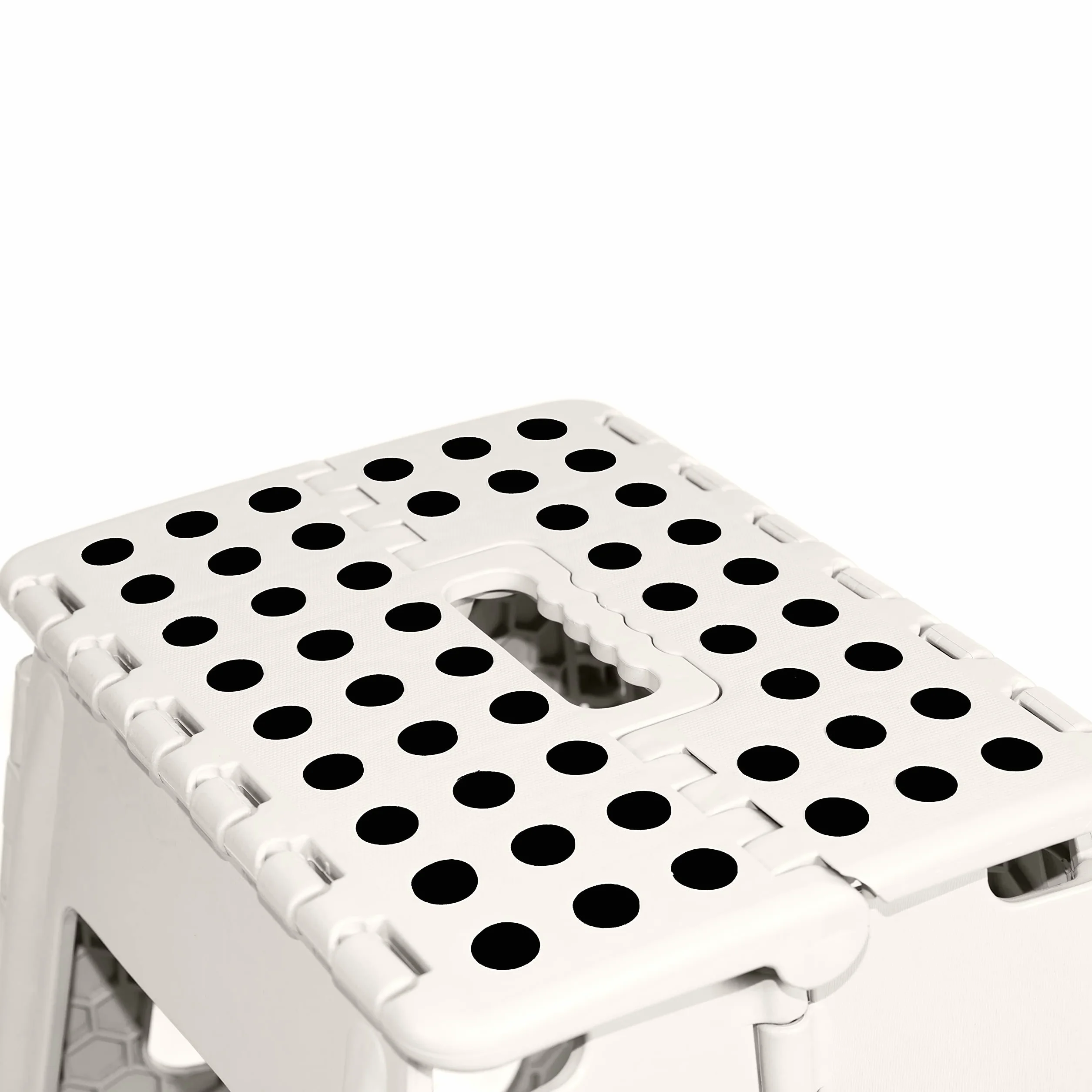 JEVX Taburete Plegable Cocina 45cm, Banco Plegable Alto, Banqueta Baño, Escalera Cocina Pequeña