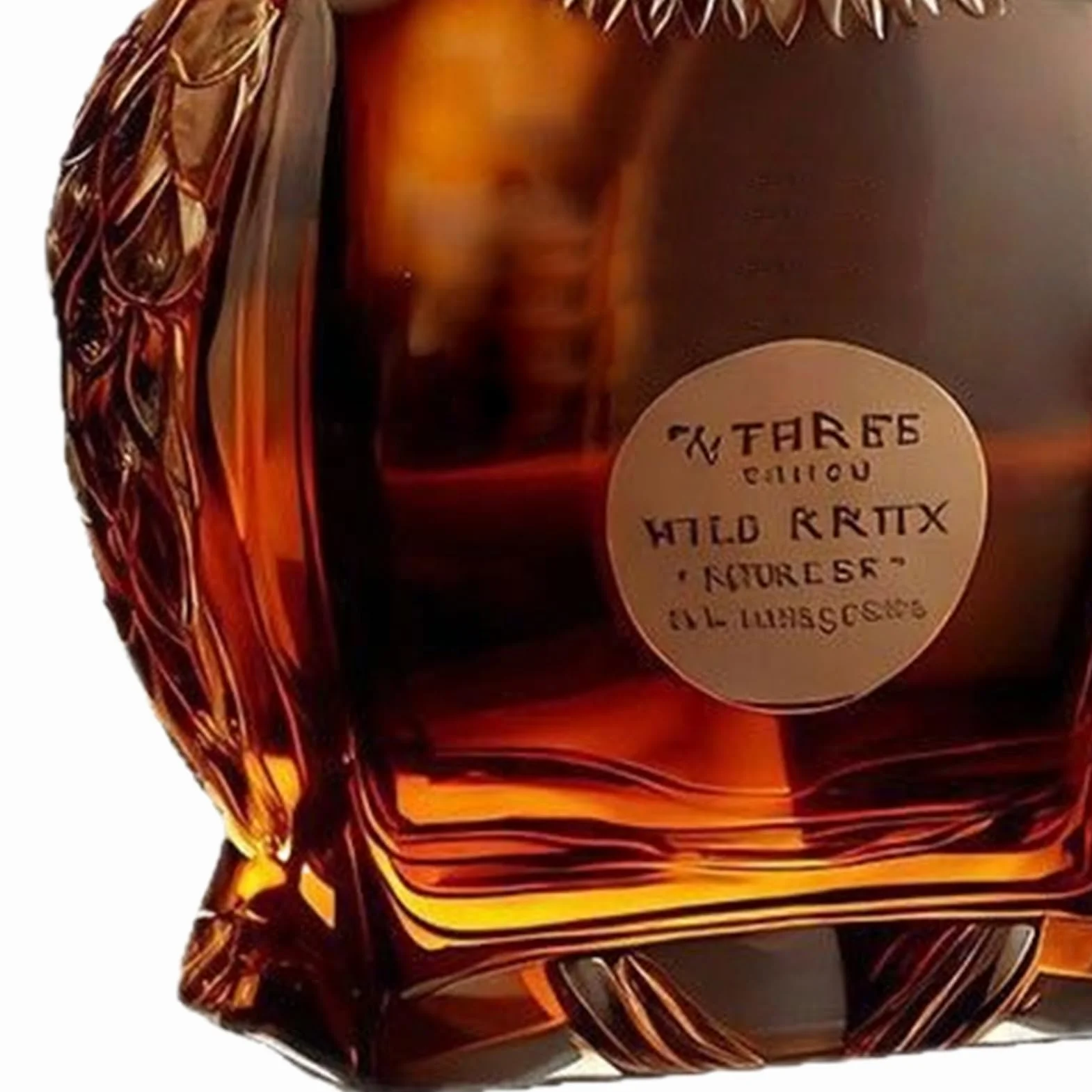 Decantador de Whisky Búho 350 ml Vidrio Animal Vaso Grabado