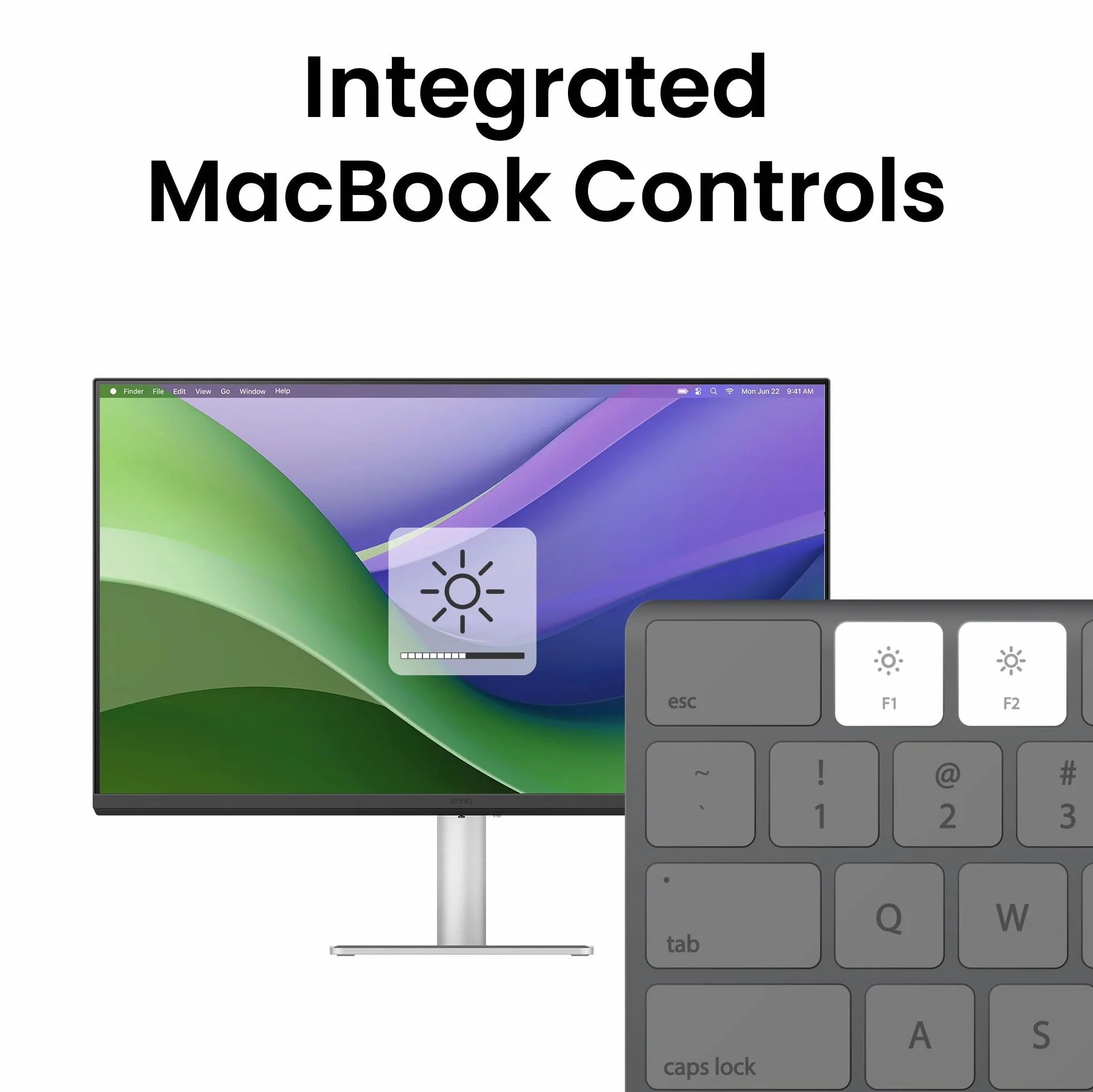 BenQ MA270U 27" Monitor 4K 3840x2160 USB-C 90W MacBook Pro Air Hub USB P3