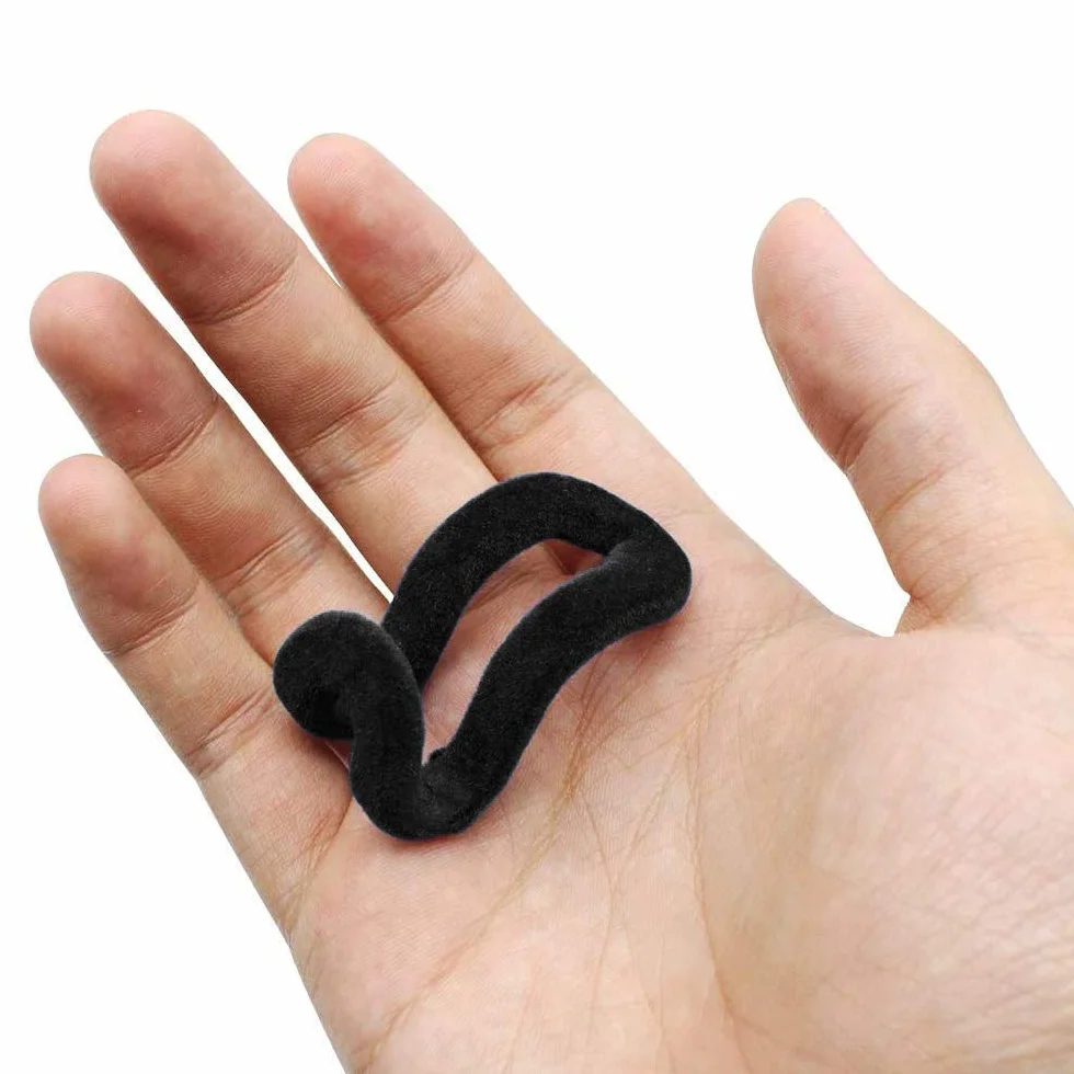 Conector Ganchos para Perchas 24 PCS Percha Mini Gancho de Flocado Antideslizante Estante en Cascada Negro