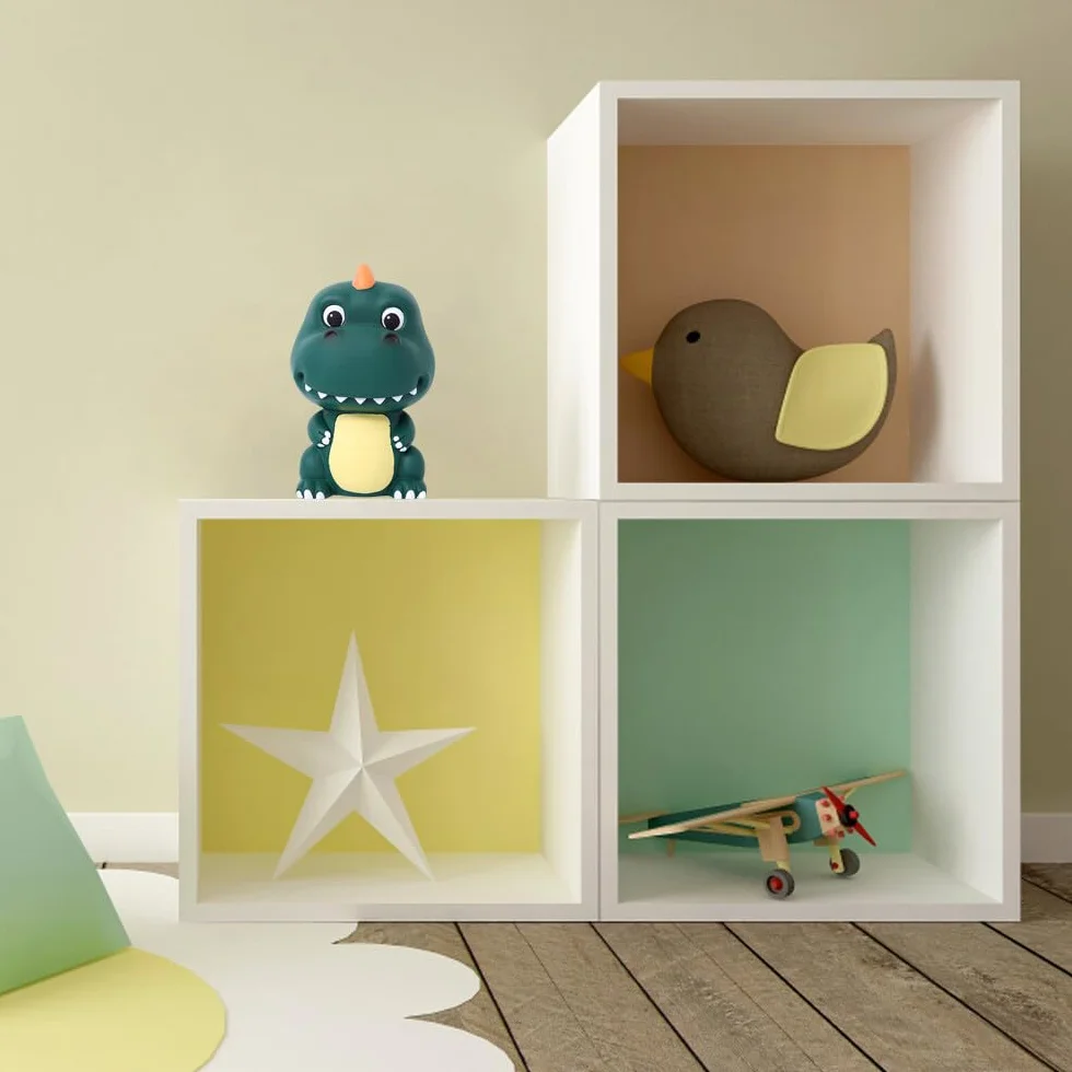Hucha Infantil Personalizada Dinosaurio Grande Caja Fuerte Pequeña Dinero Bank Regalos Decoraciones
