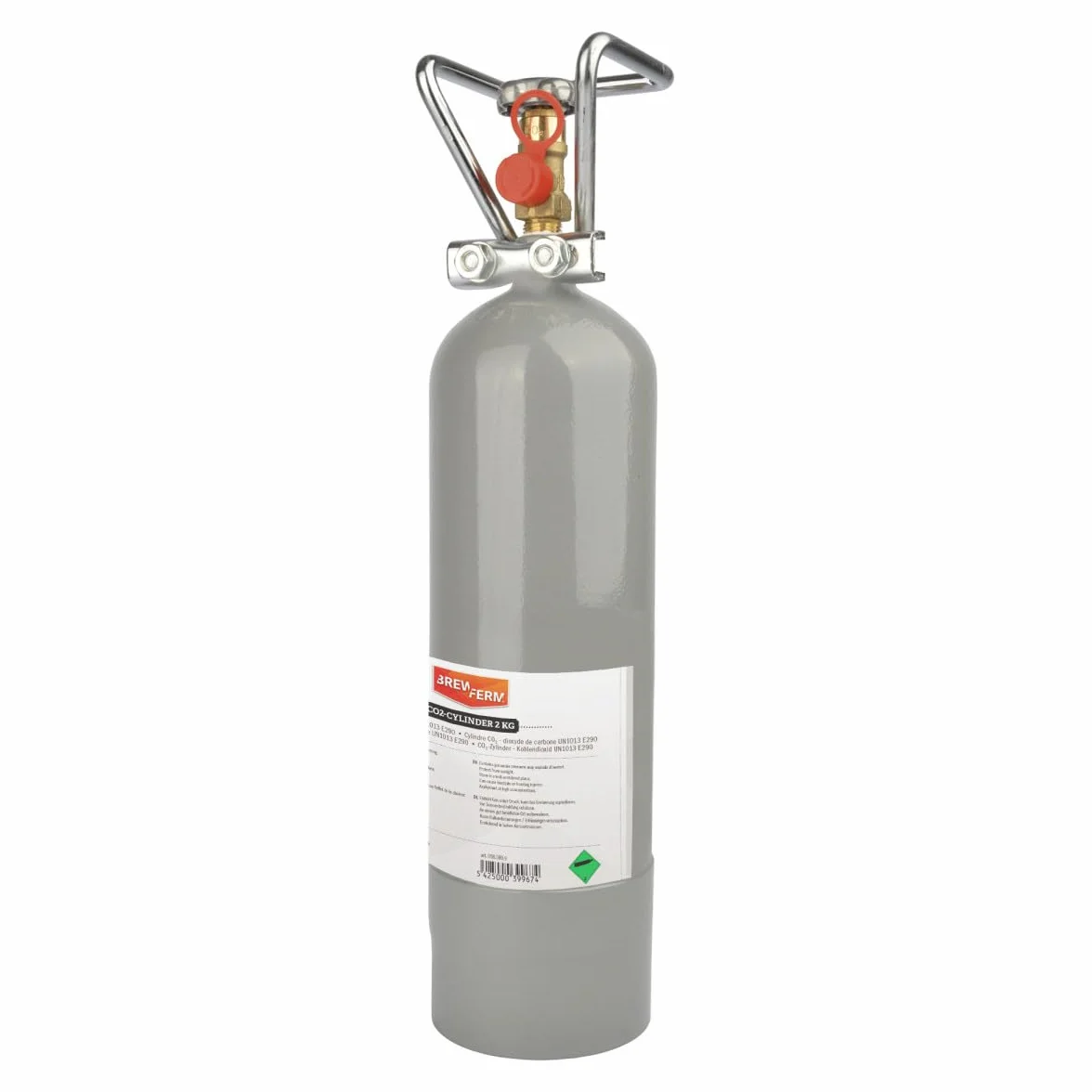 Cilindro de CO2 de 2 kg